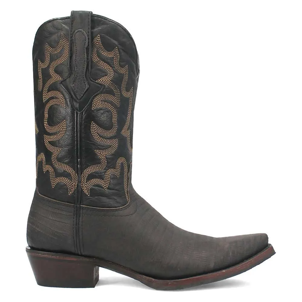 Dingo's The Duke Black Snip Leather Western Boots