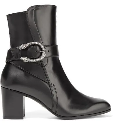 'Dionysus' Leather Ankle Boots