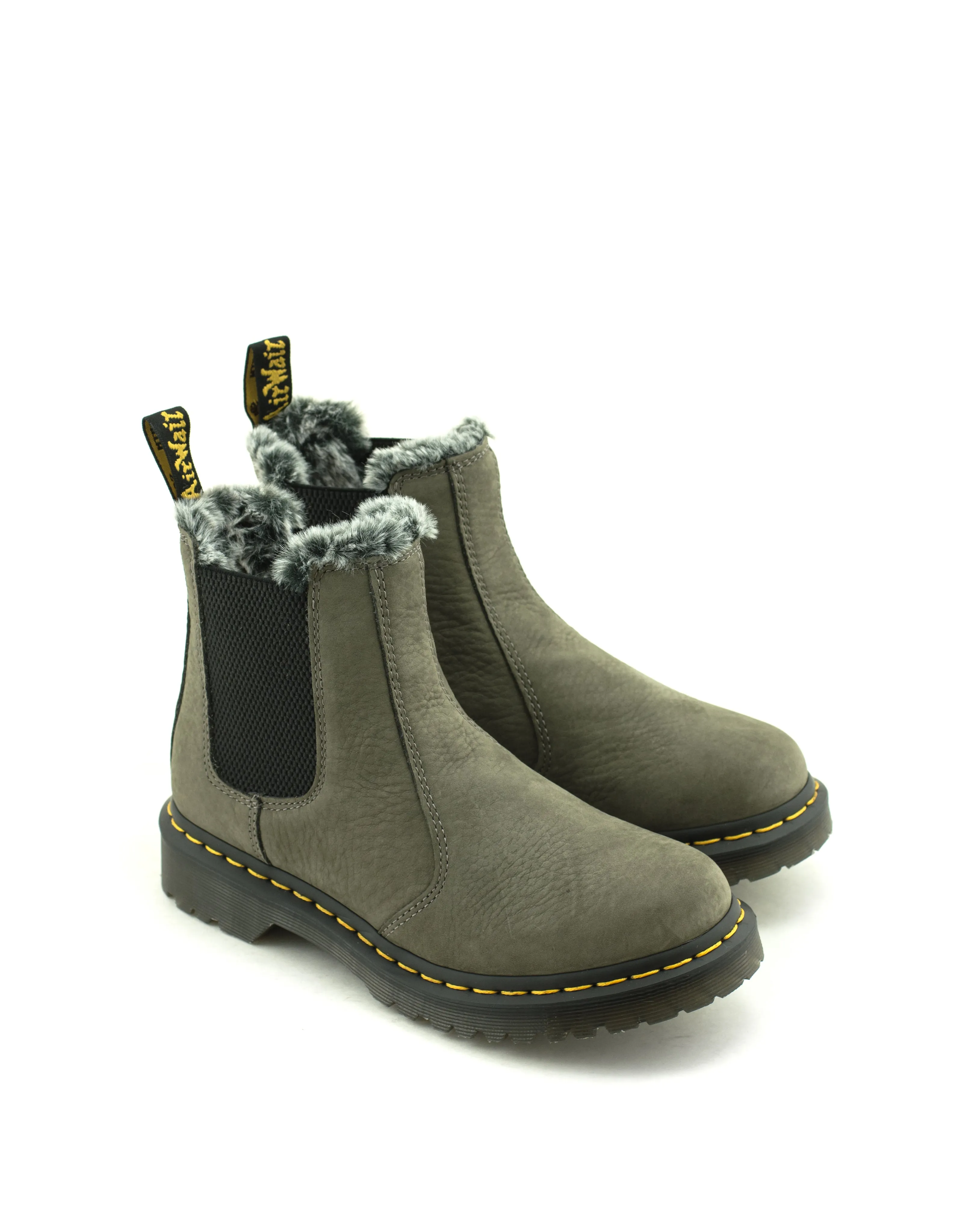 Dr. Martens — 2976 Leonore Boot - Nickel Grey