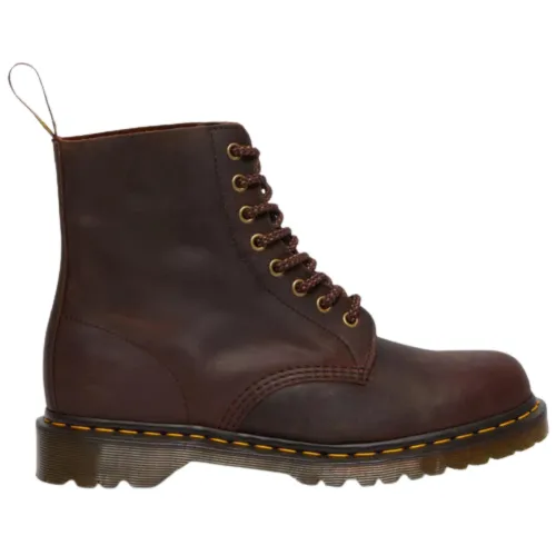 Dr. Martens 8 Eyelet Boots - Pascal 1460 - Brown