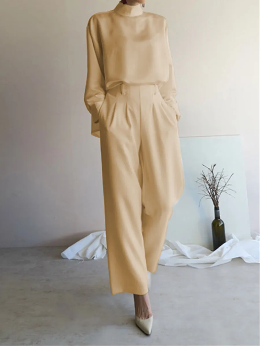 Fashion Casual Loose And Comfortable Top Pants Suit