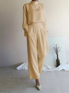 Fashion Casual Loose And Comfortable Top Pants Suit