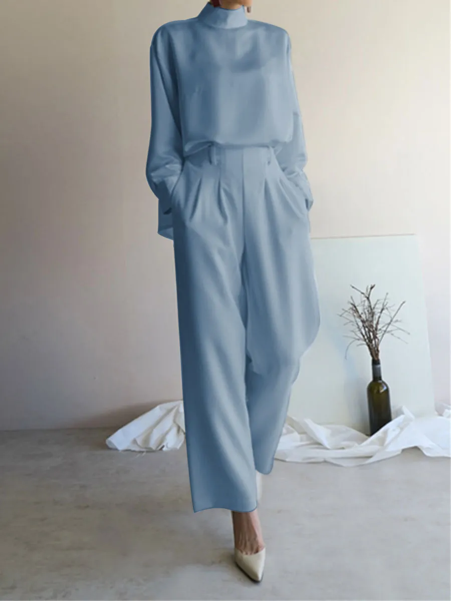 Fashion Casual Loose And Comfortable Top Pants Suit