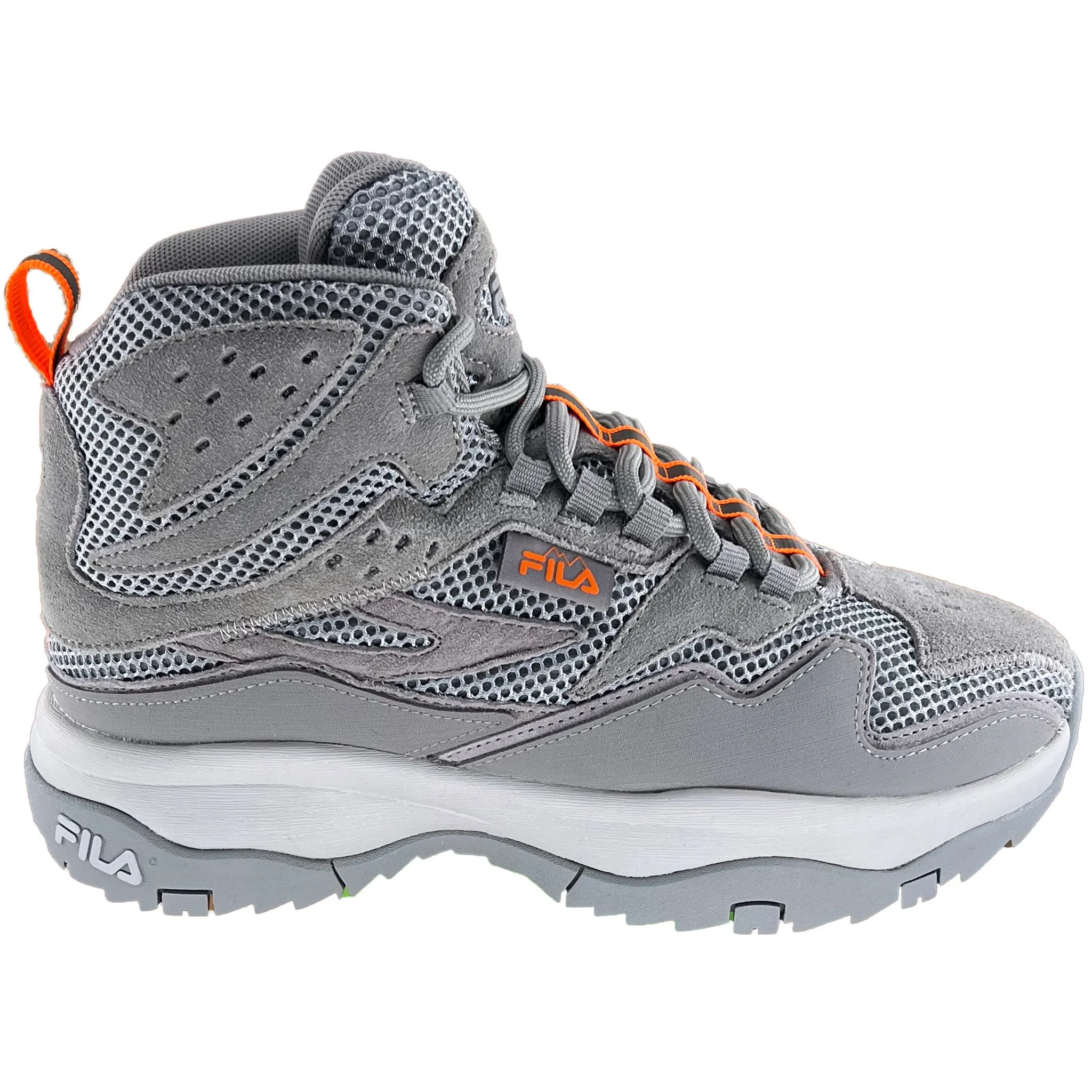 Fila Women's Ranger Boots Casual Sneaker Boot Grey Orange 5HM01097-082