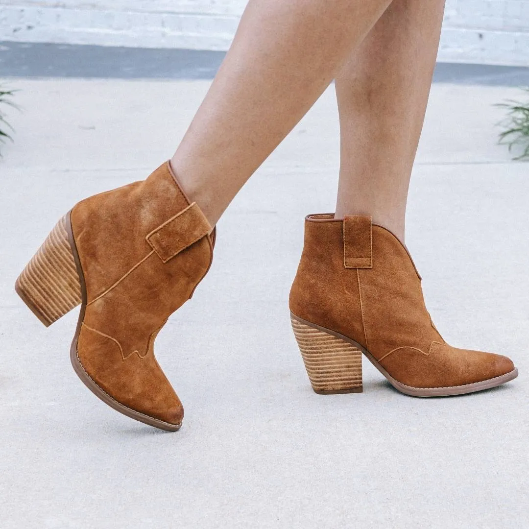 #FLANNIE LEATHER BOOTIE