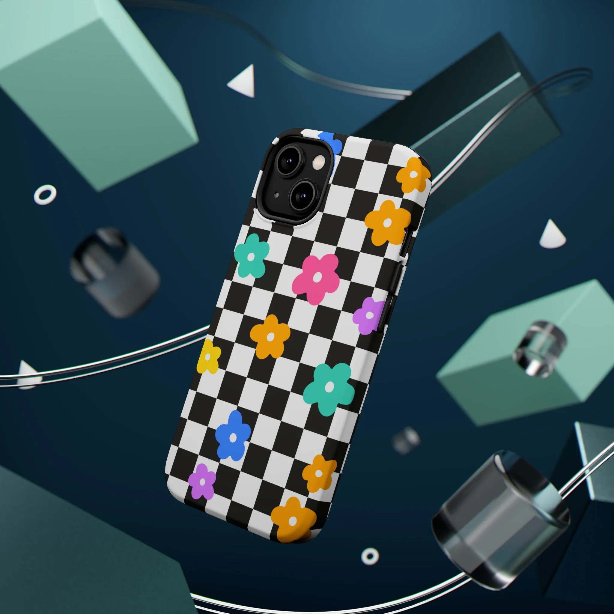 Floral Checkmate | Floral Check Case