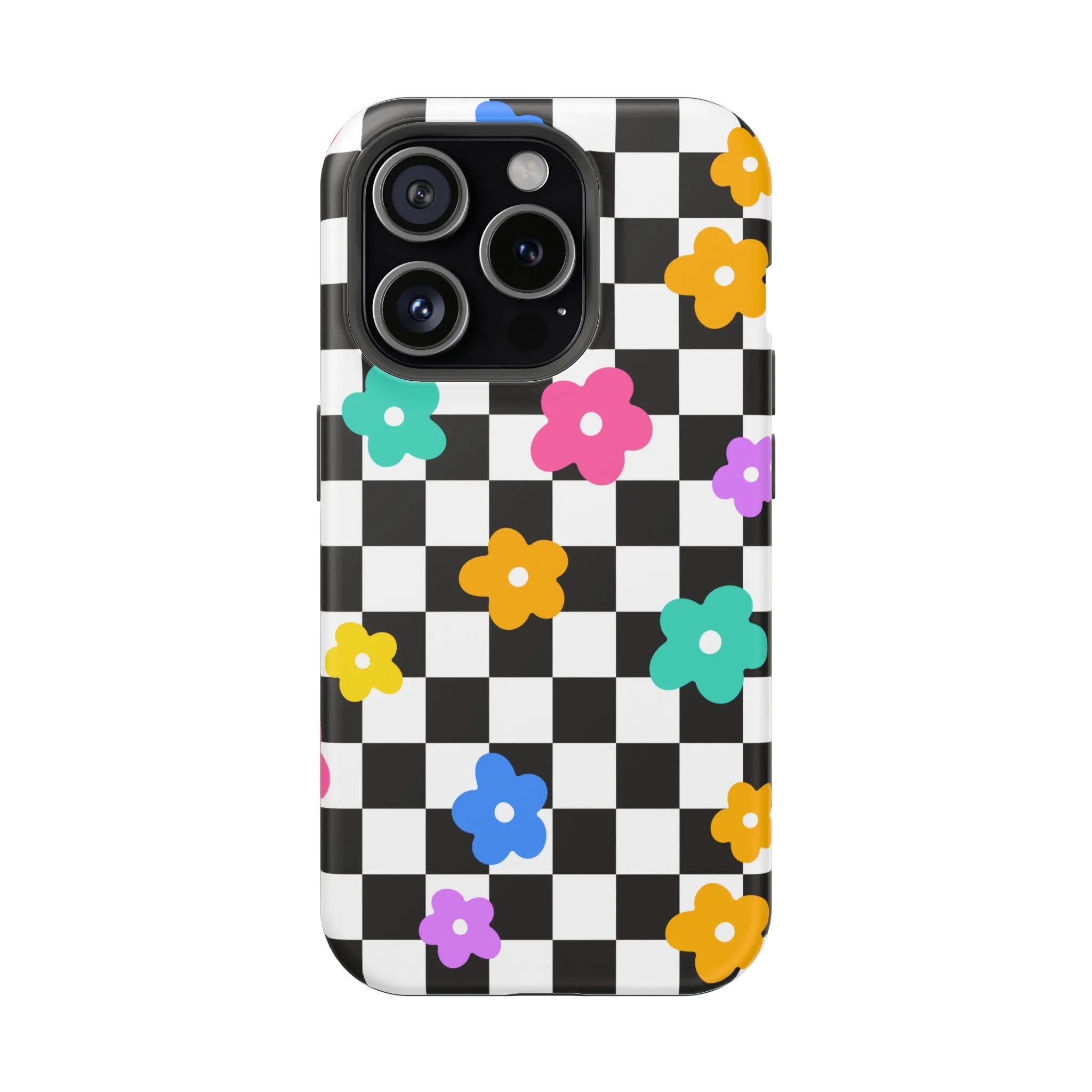 Floral Checkmate | Floral Check Case