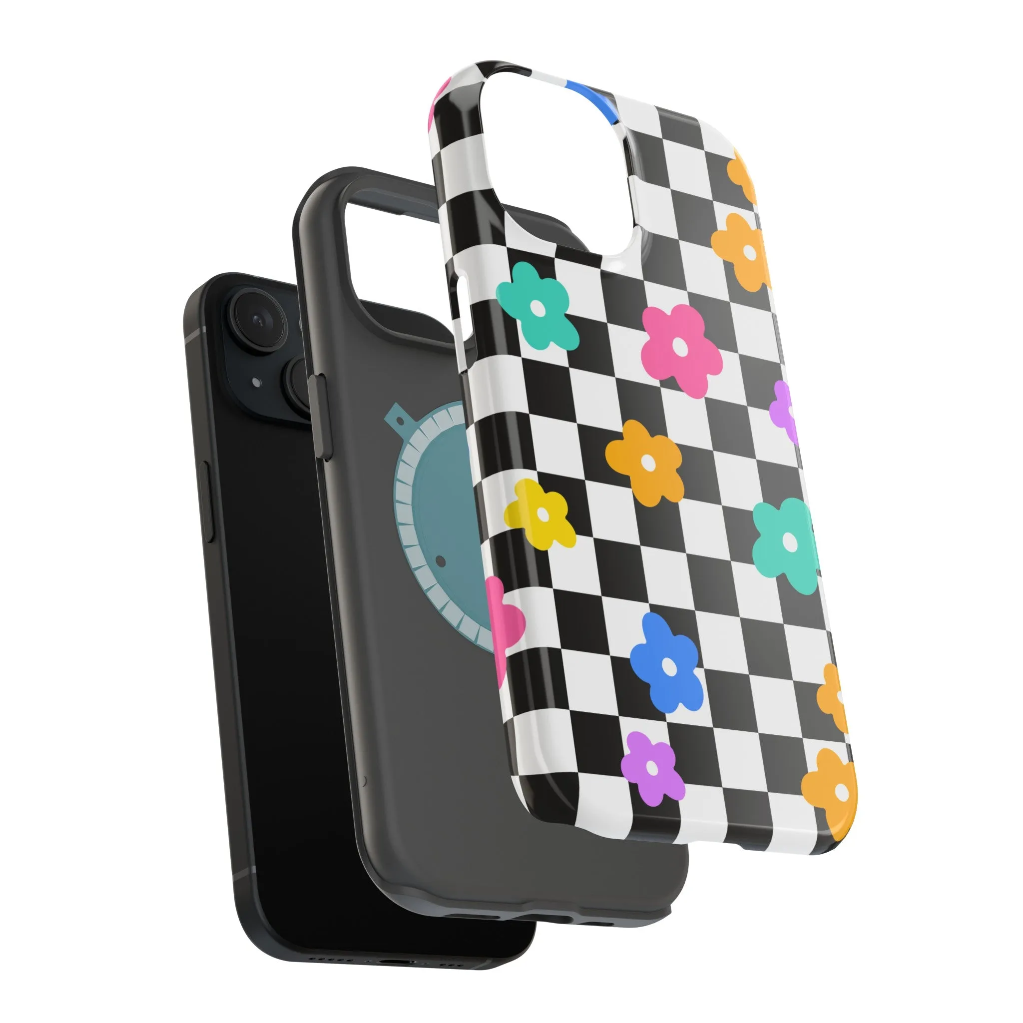 Floral Checkmate | Floral Check Case