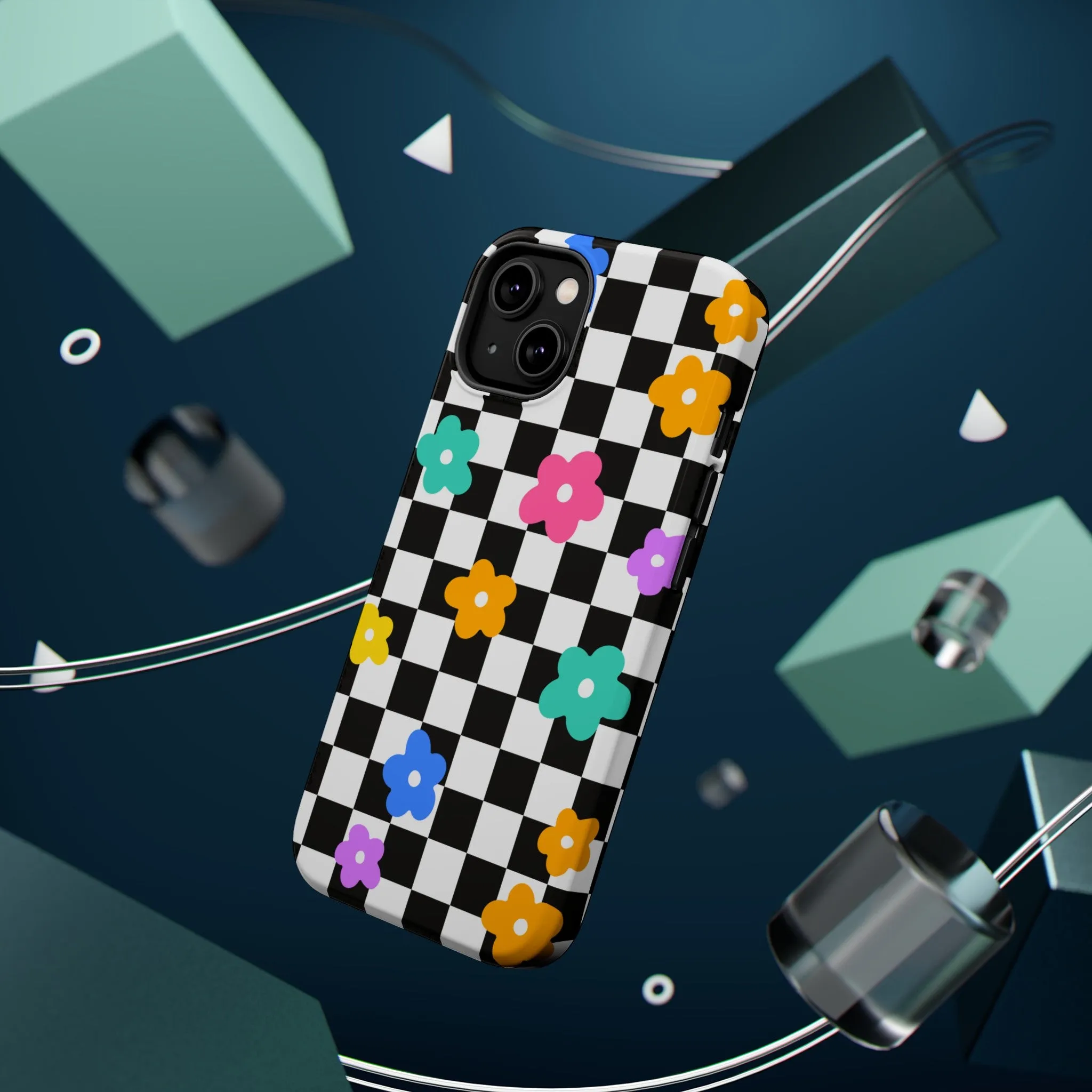 Floral Checkmate | Floral Check Case