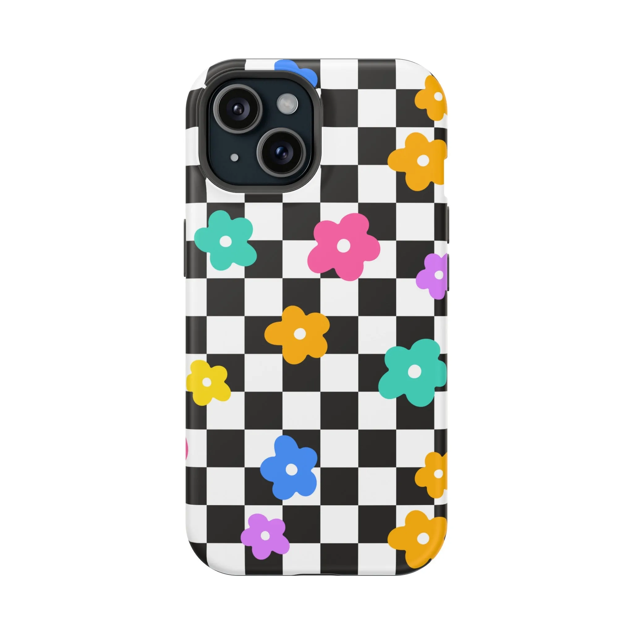 Floral Checkmate | Floral Check Case