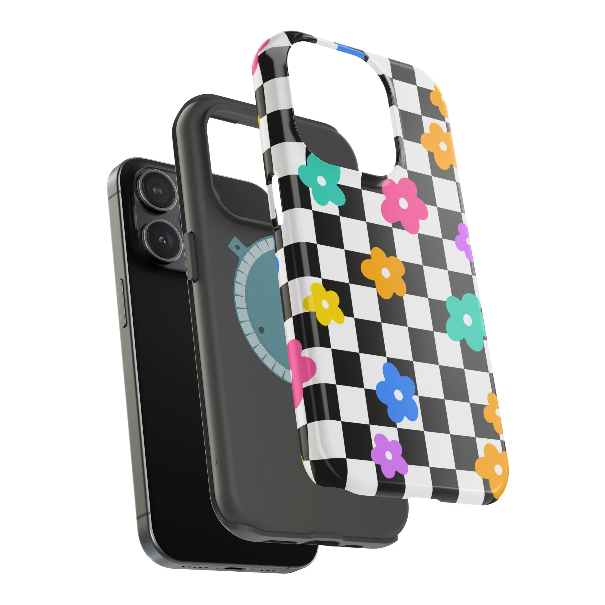 Floral Checkmate | Floral Check Case