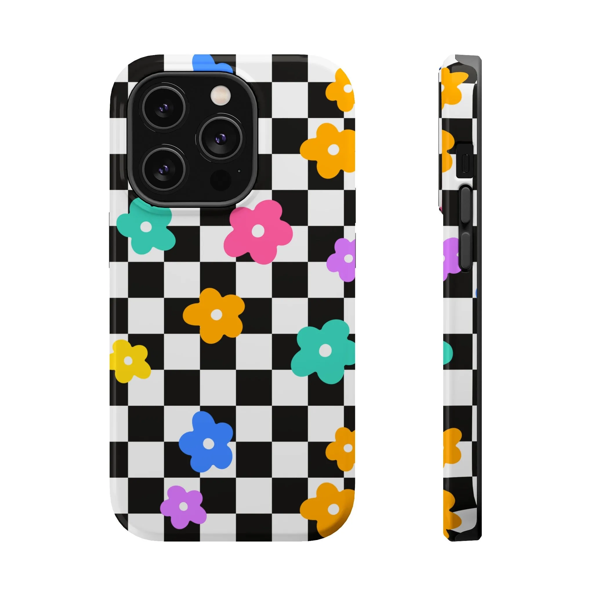 Floral Checkmate | Floral Check Case