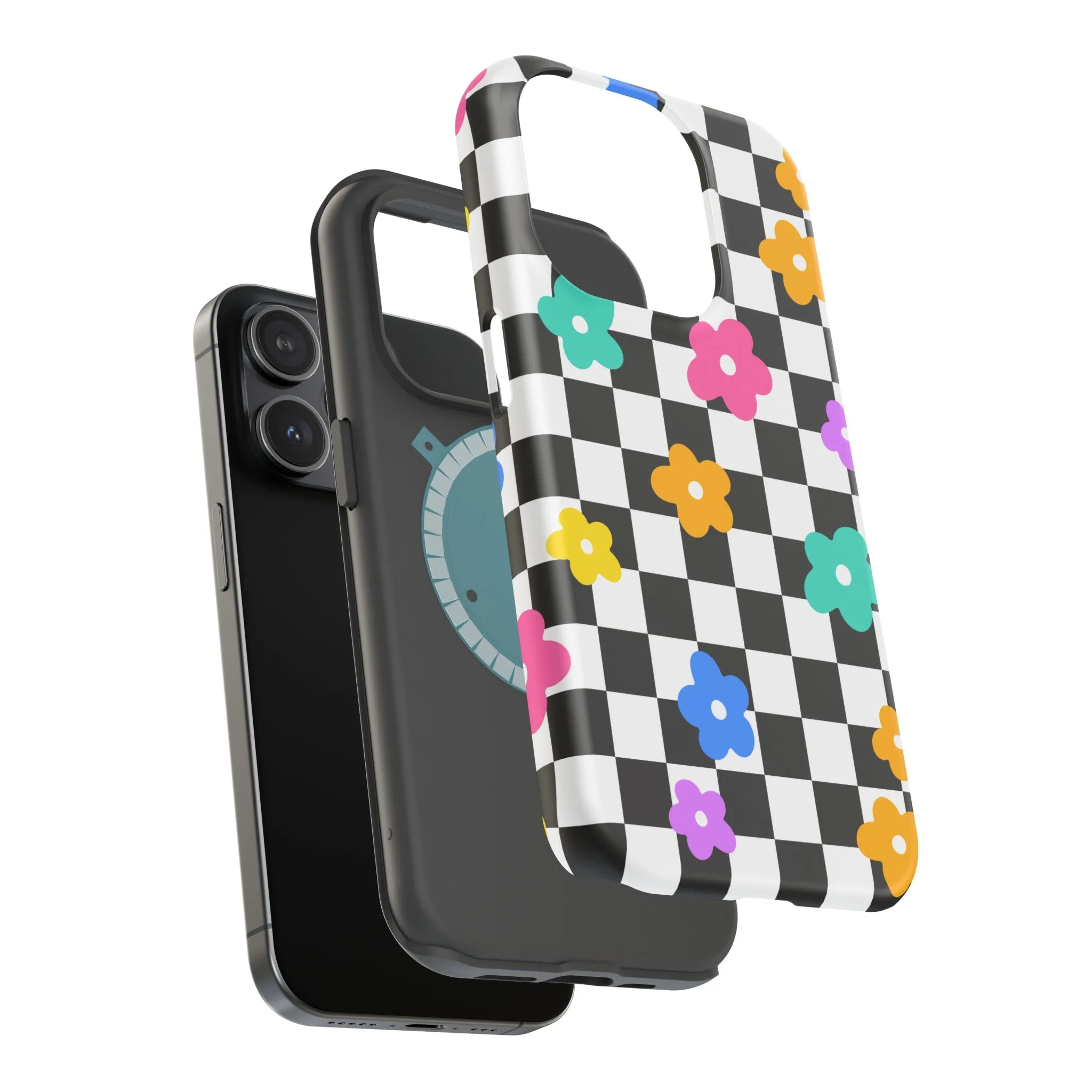 Floral Checkmate | Floral Check Case