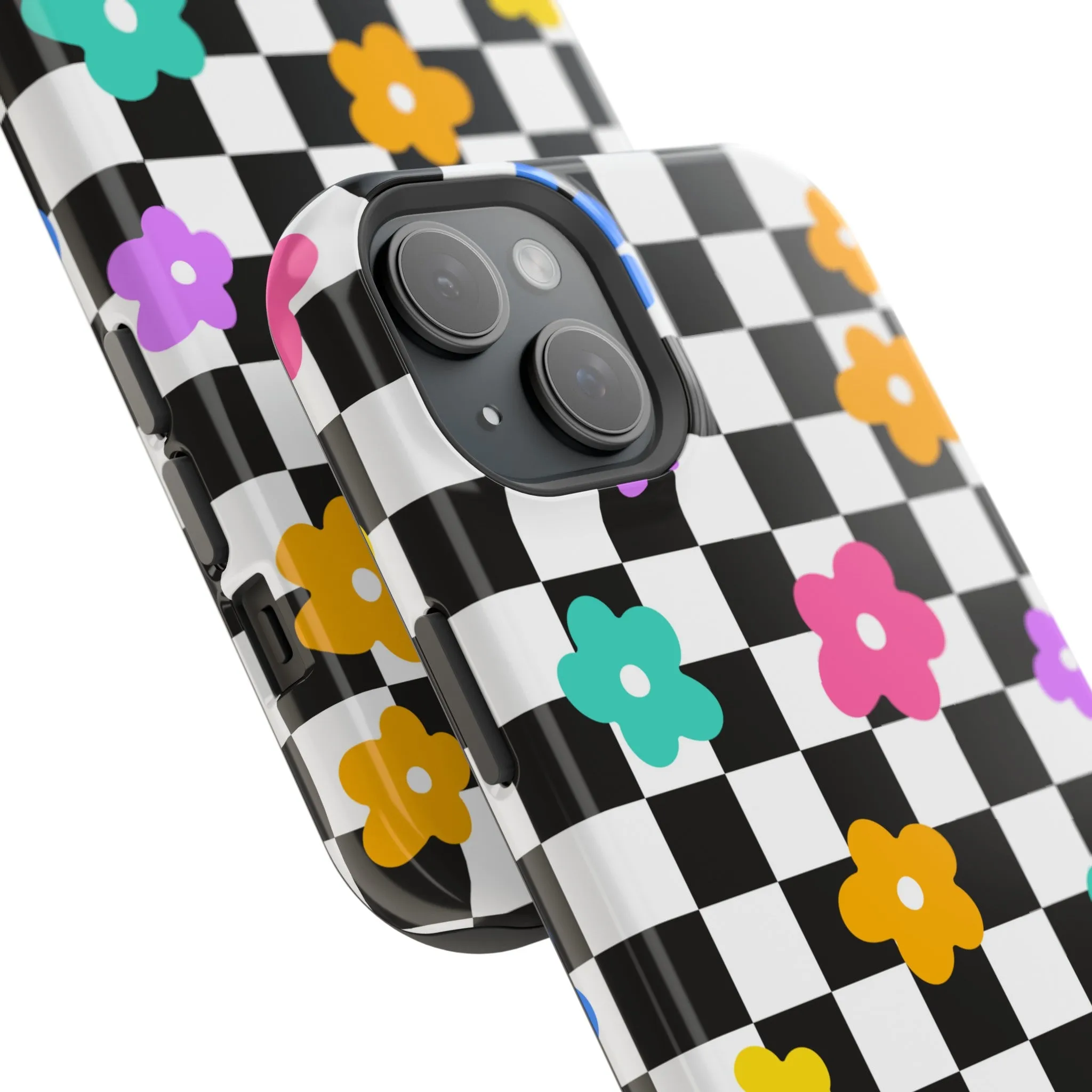 Floral Checkmate | Floral Check Case