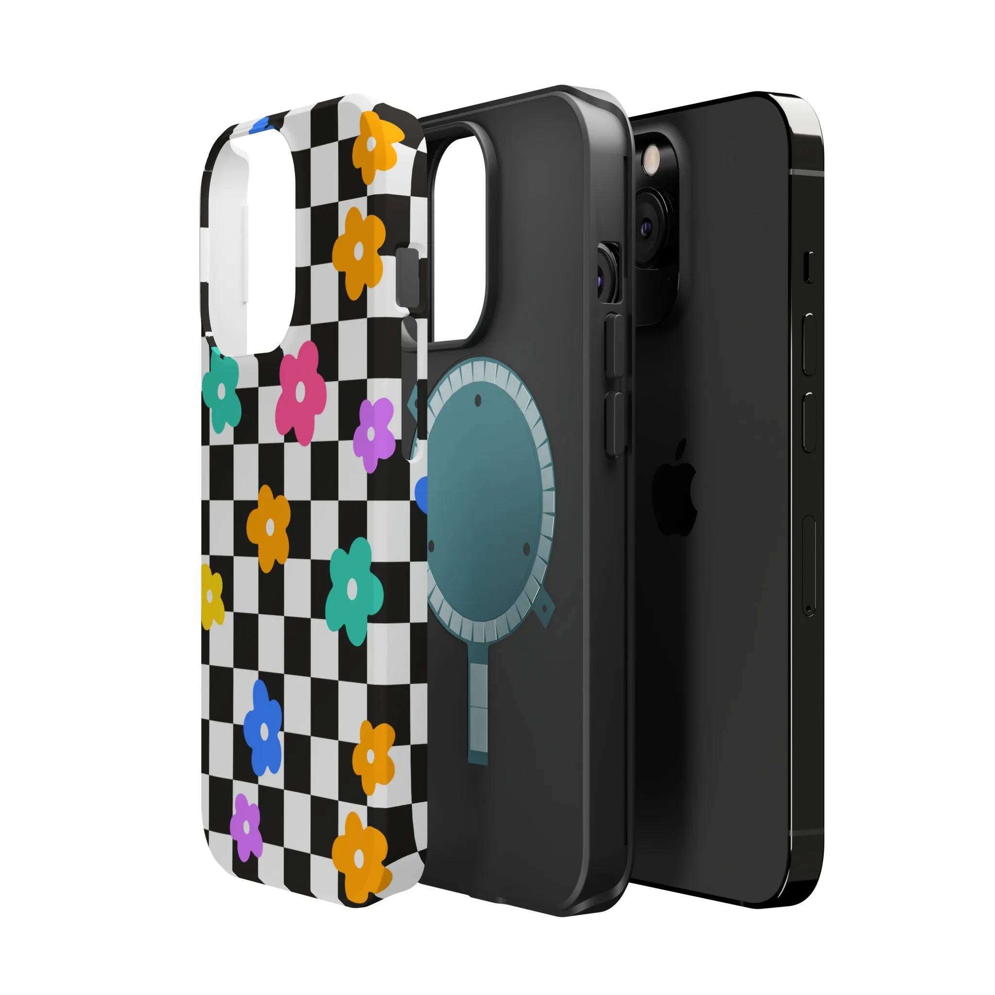 Floral Checkmate | Floral Check Case