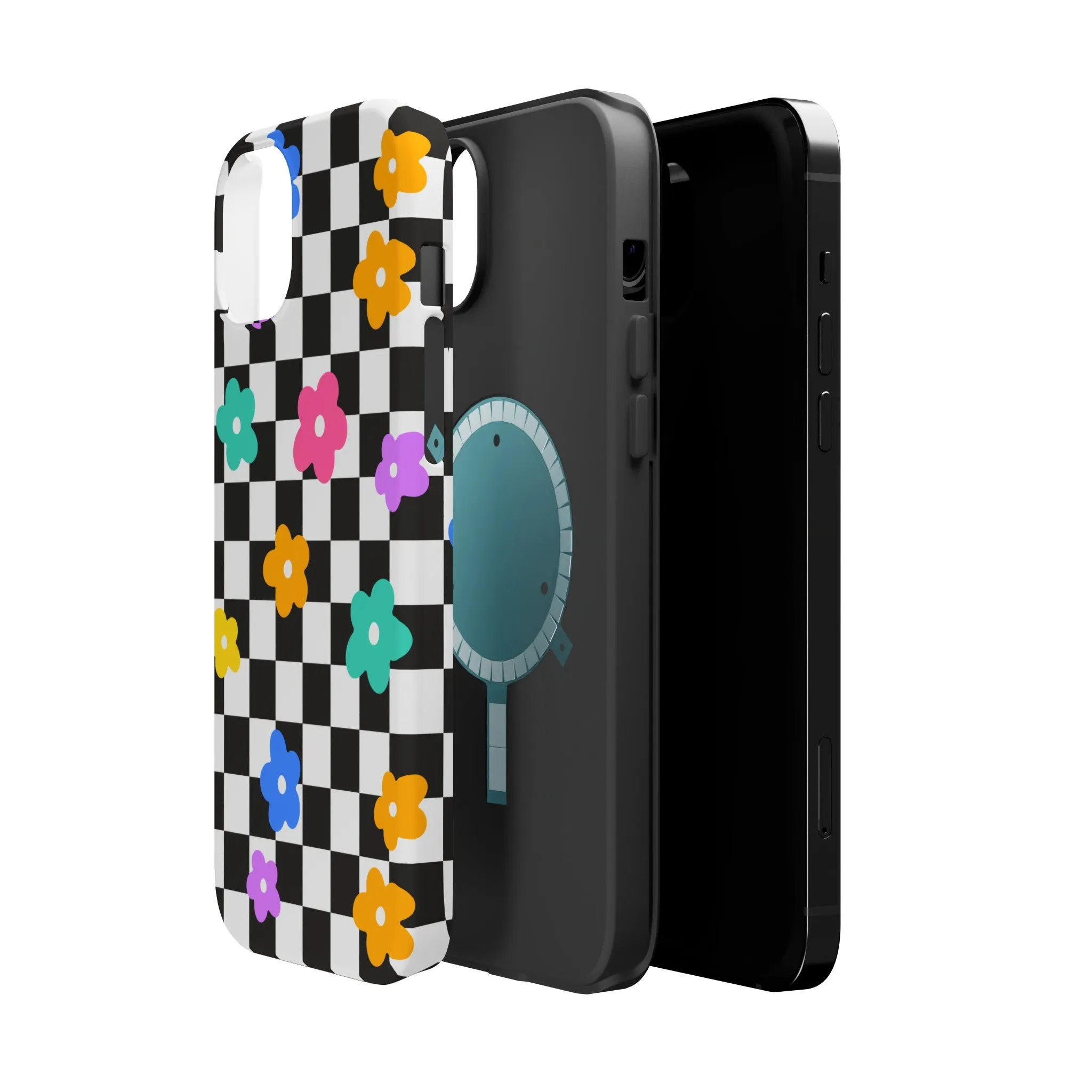 Floral Checkmate | Floral Check Case