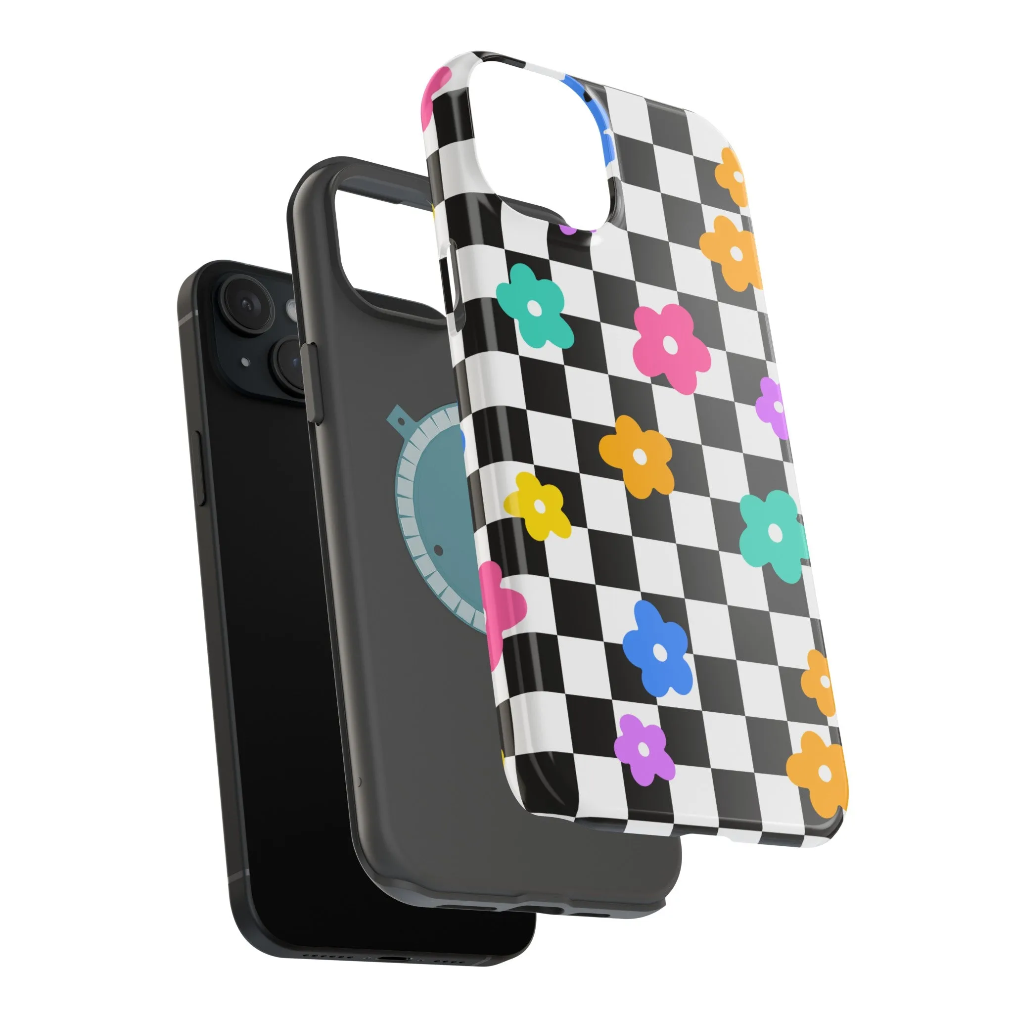 Floral Checkmate | Floral Check Case