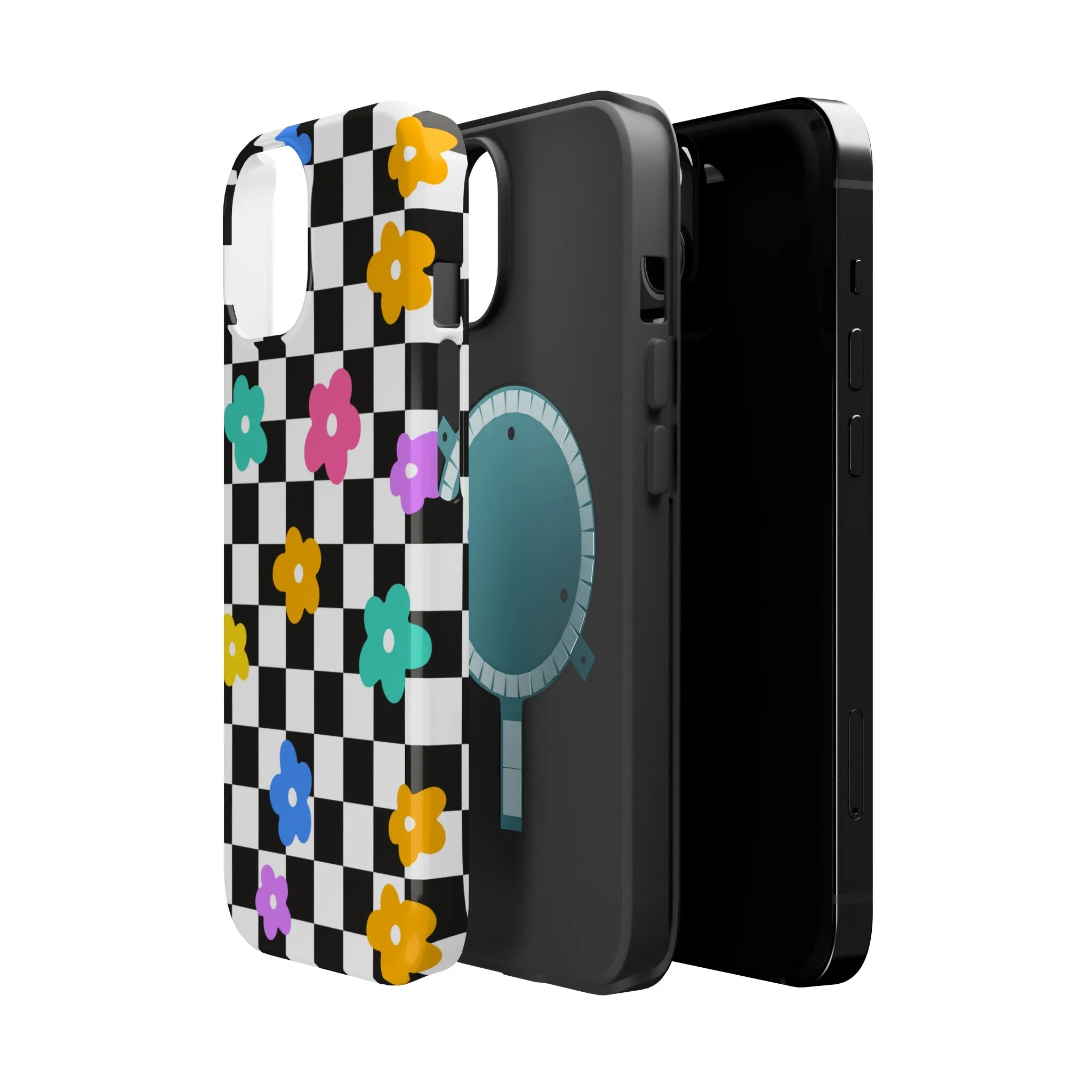 Floral Checkmate | Floral Check Case