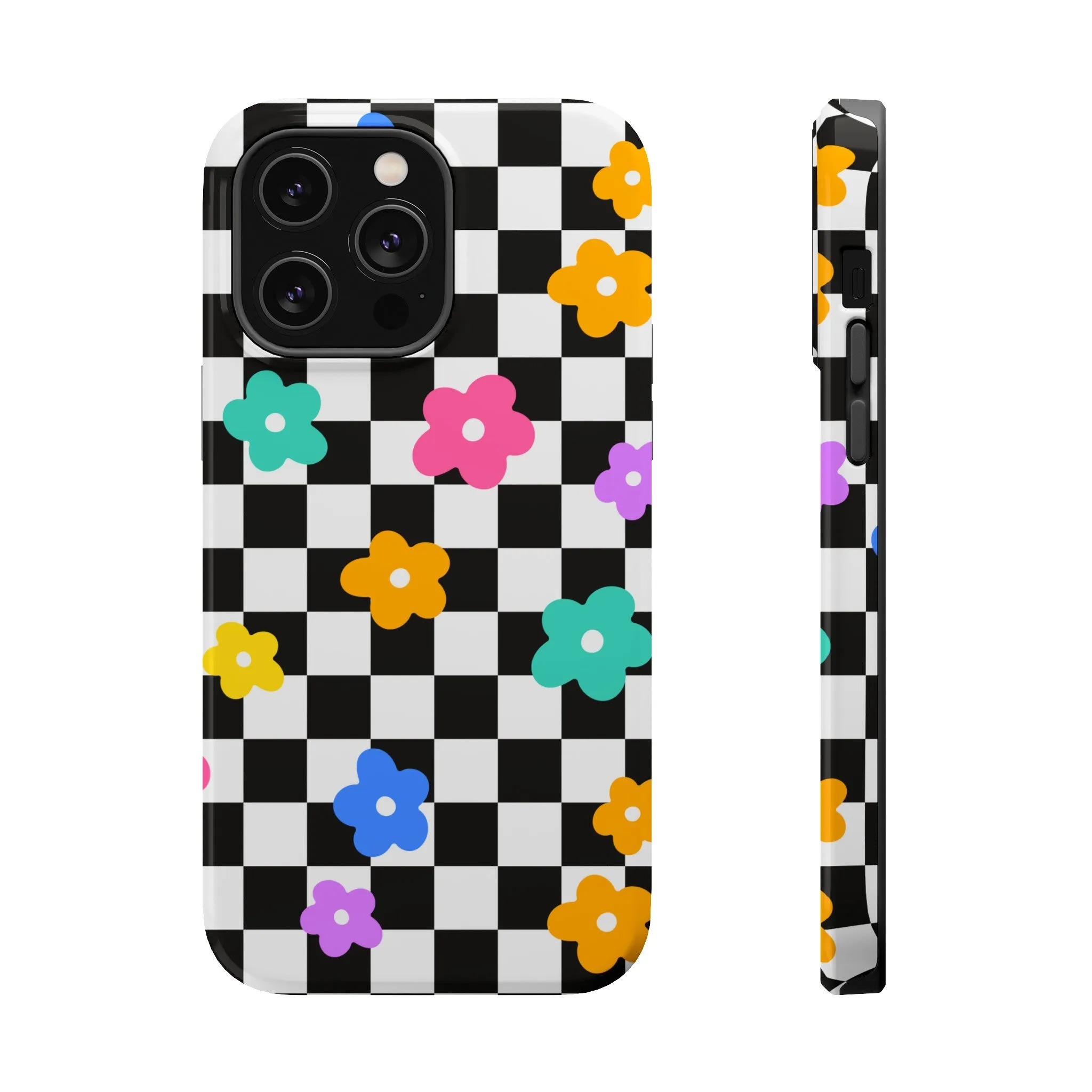 Floral Checkmate | Floral Check Case