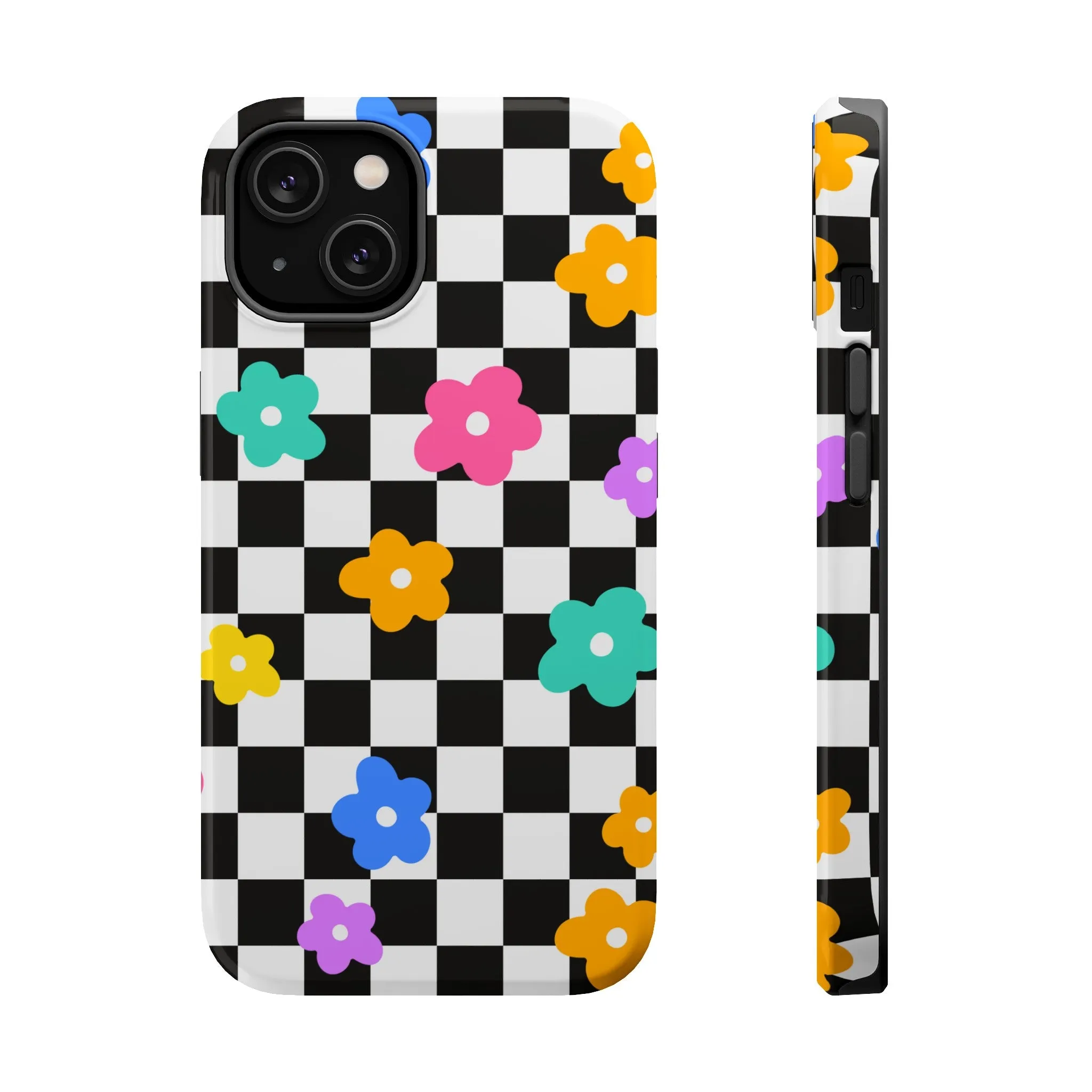 Floral Checkmate | Floral Check Case