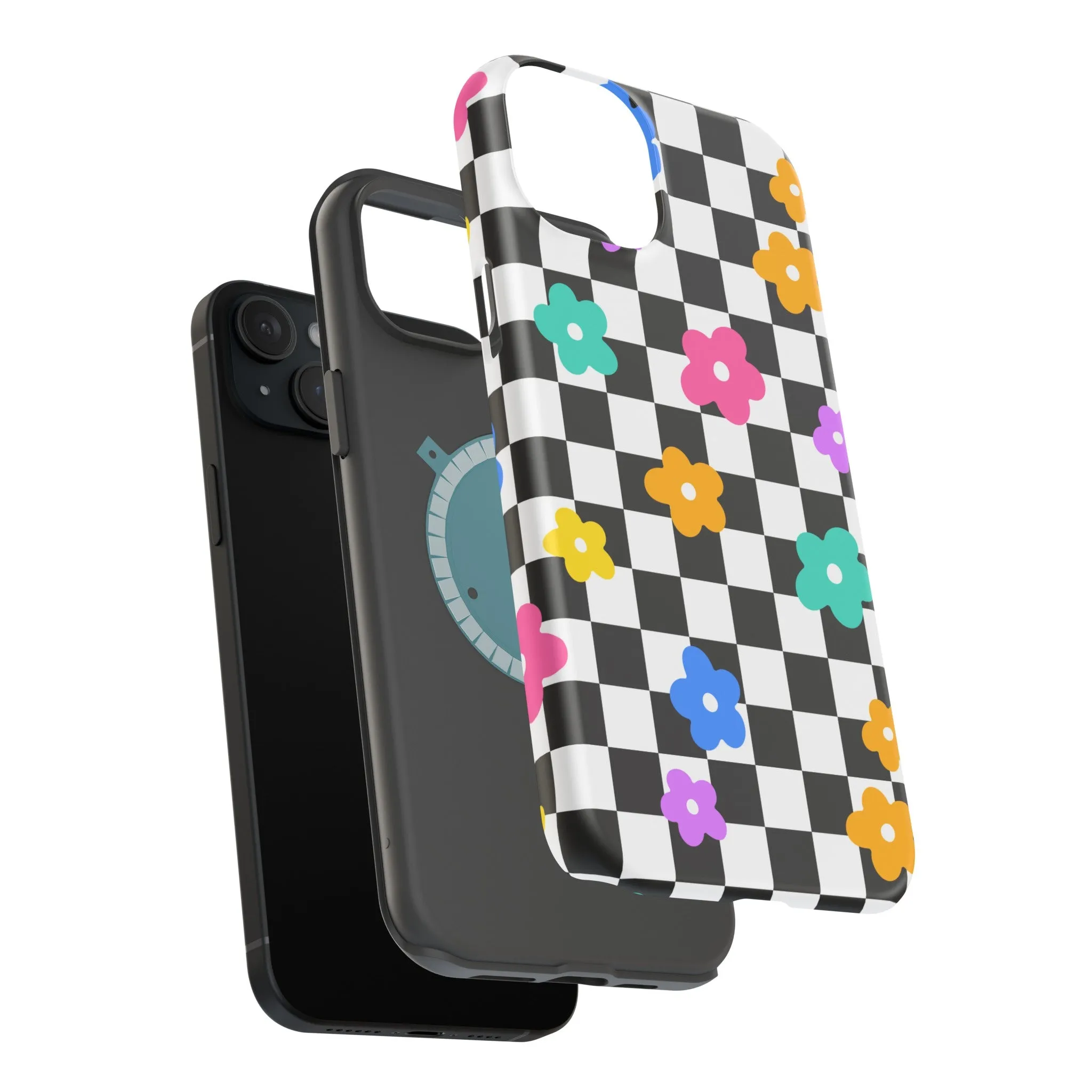 Floral Checkmate | Floral Check Case