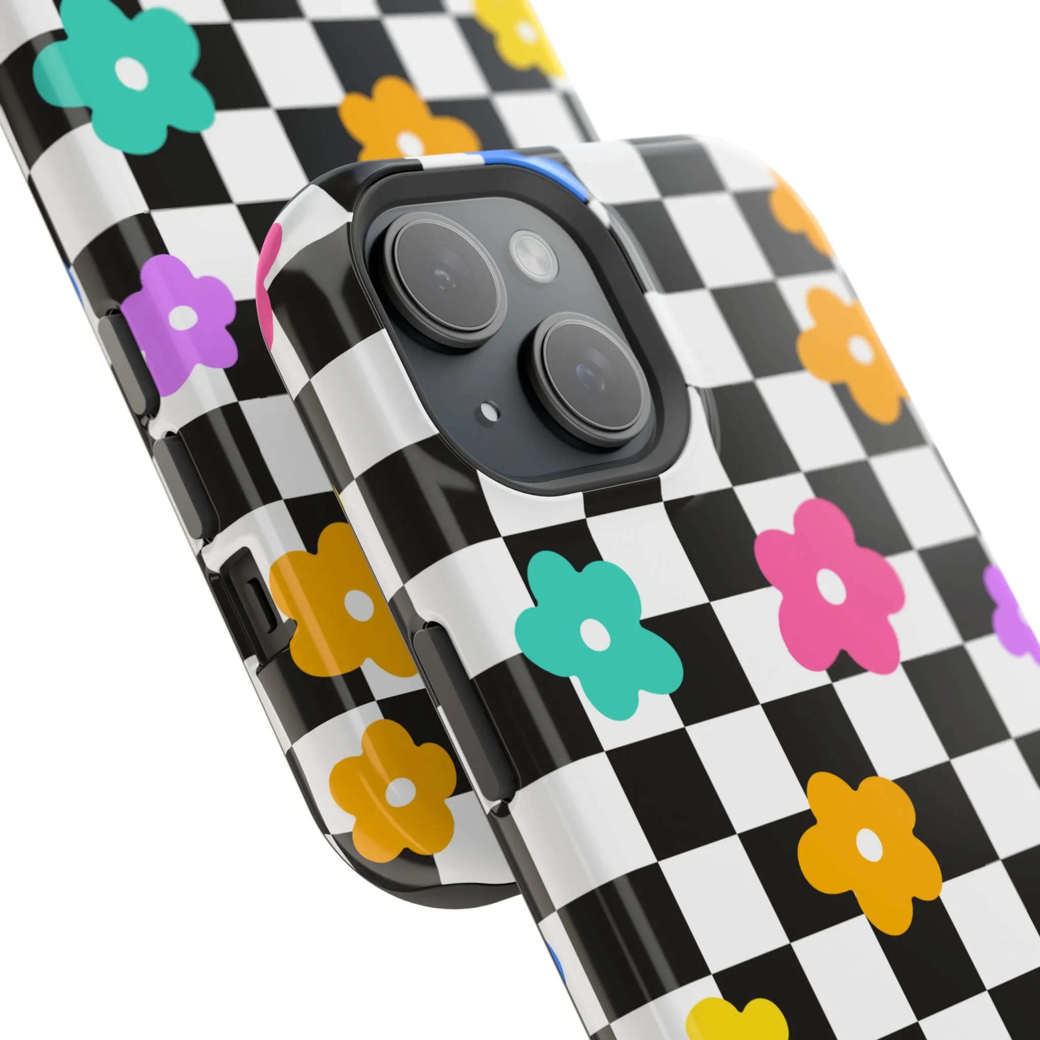 Floral Checkmate | Floral Check Case