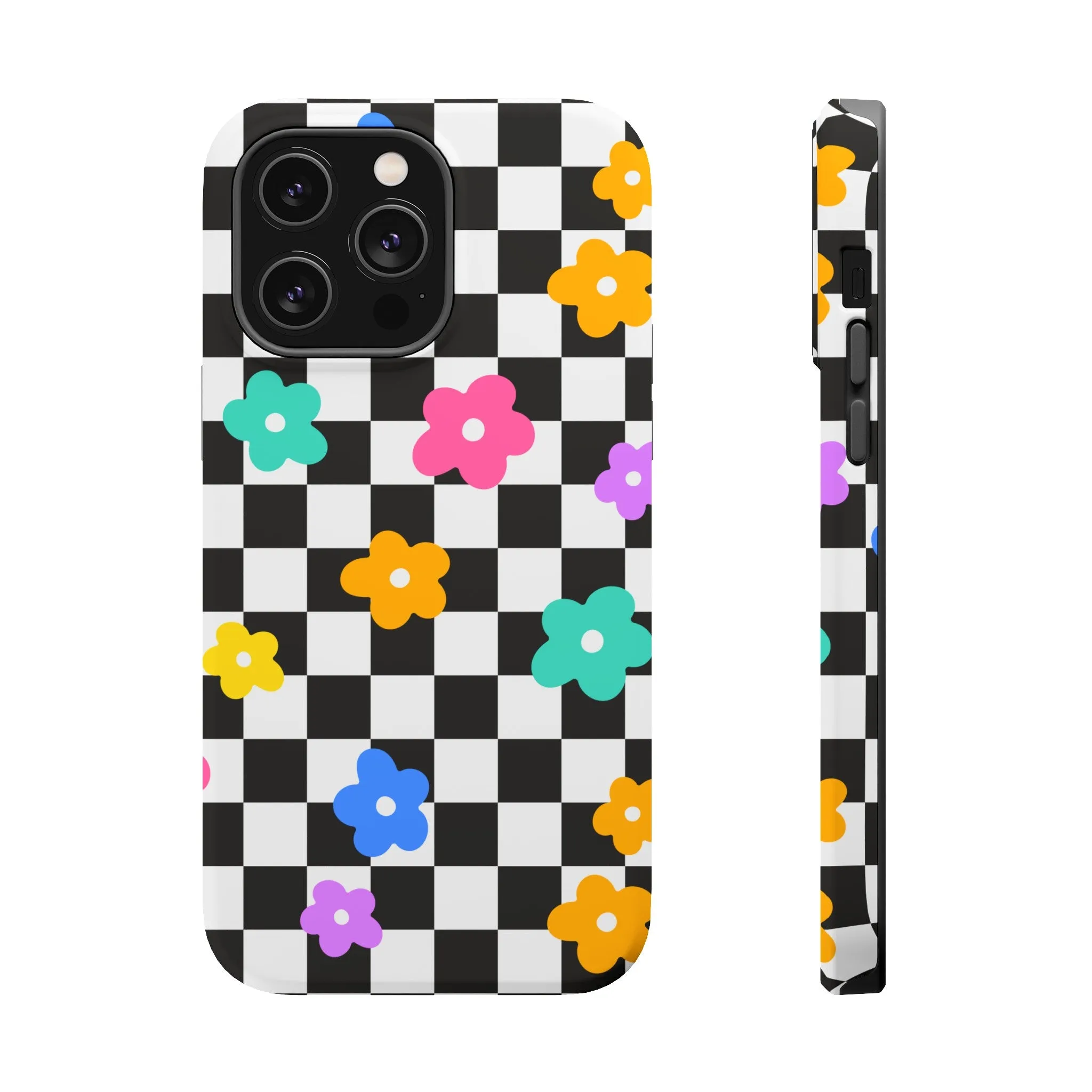 Floral Checkmate | Floral Check Case