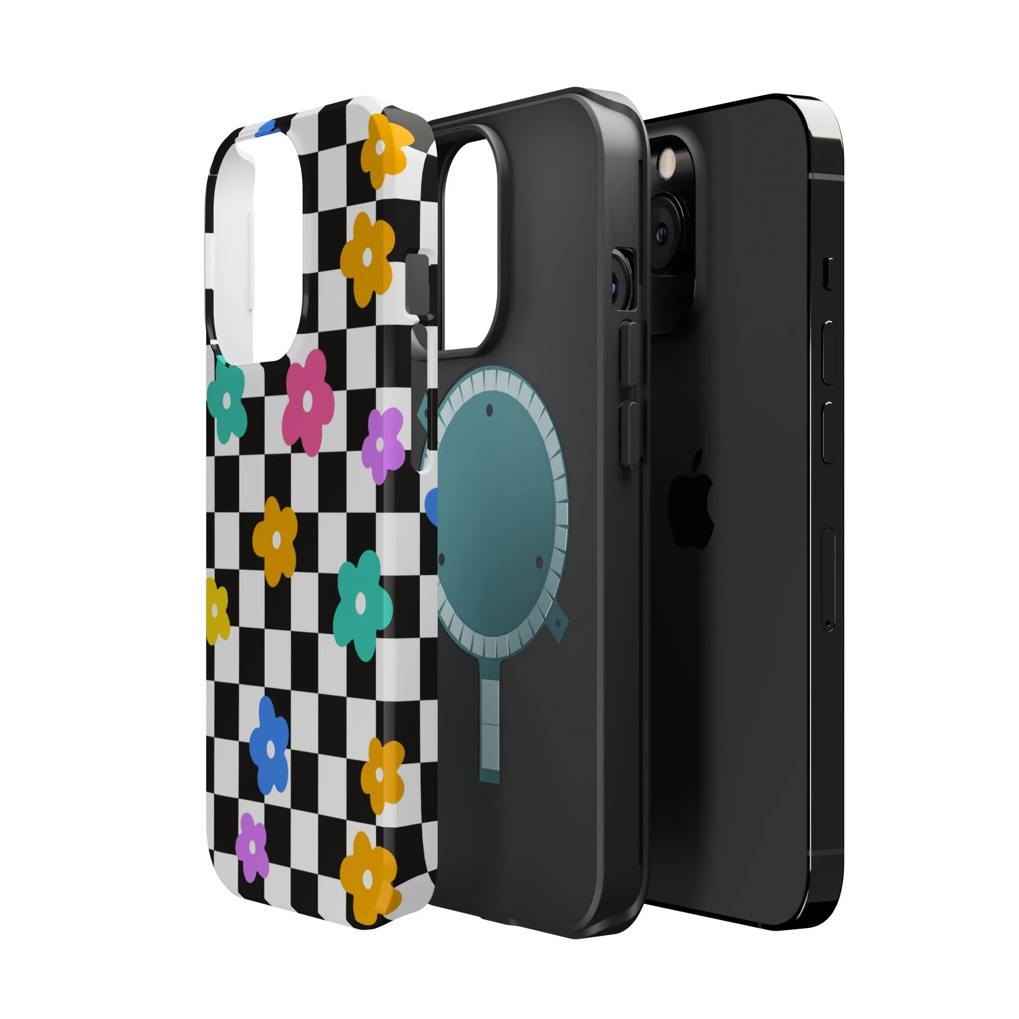 Floral Checkmate | Floral Check Case