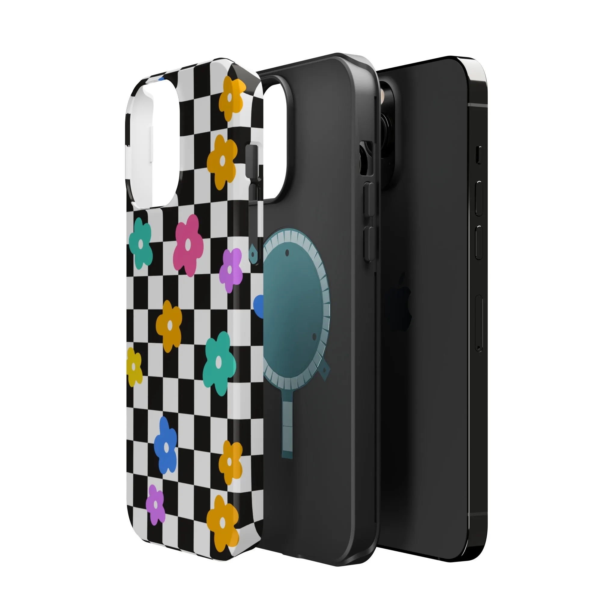 Floral Checkmate | Floral Check Case