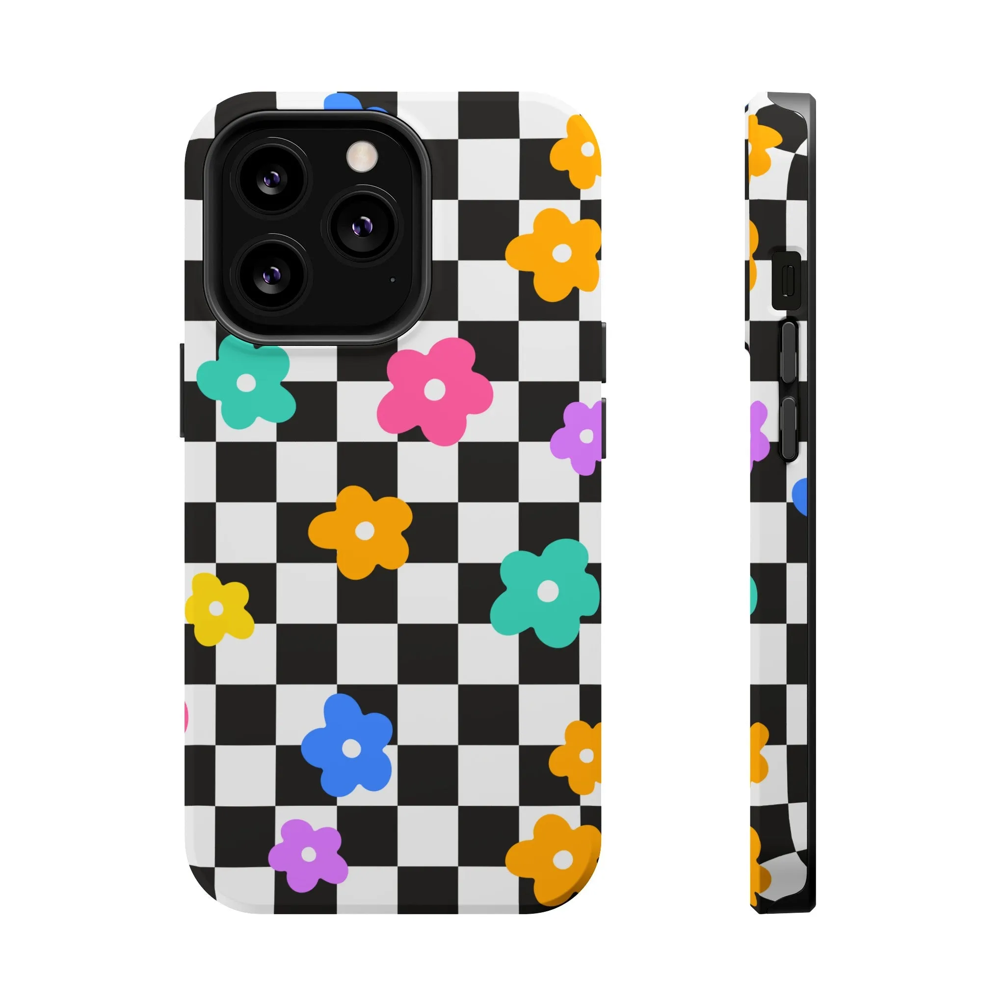 Floral Checkmate | Floral Check Case