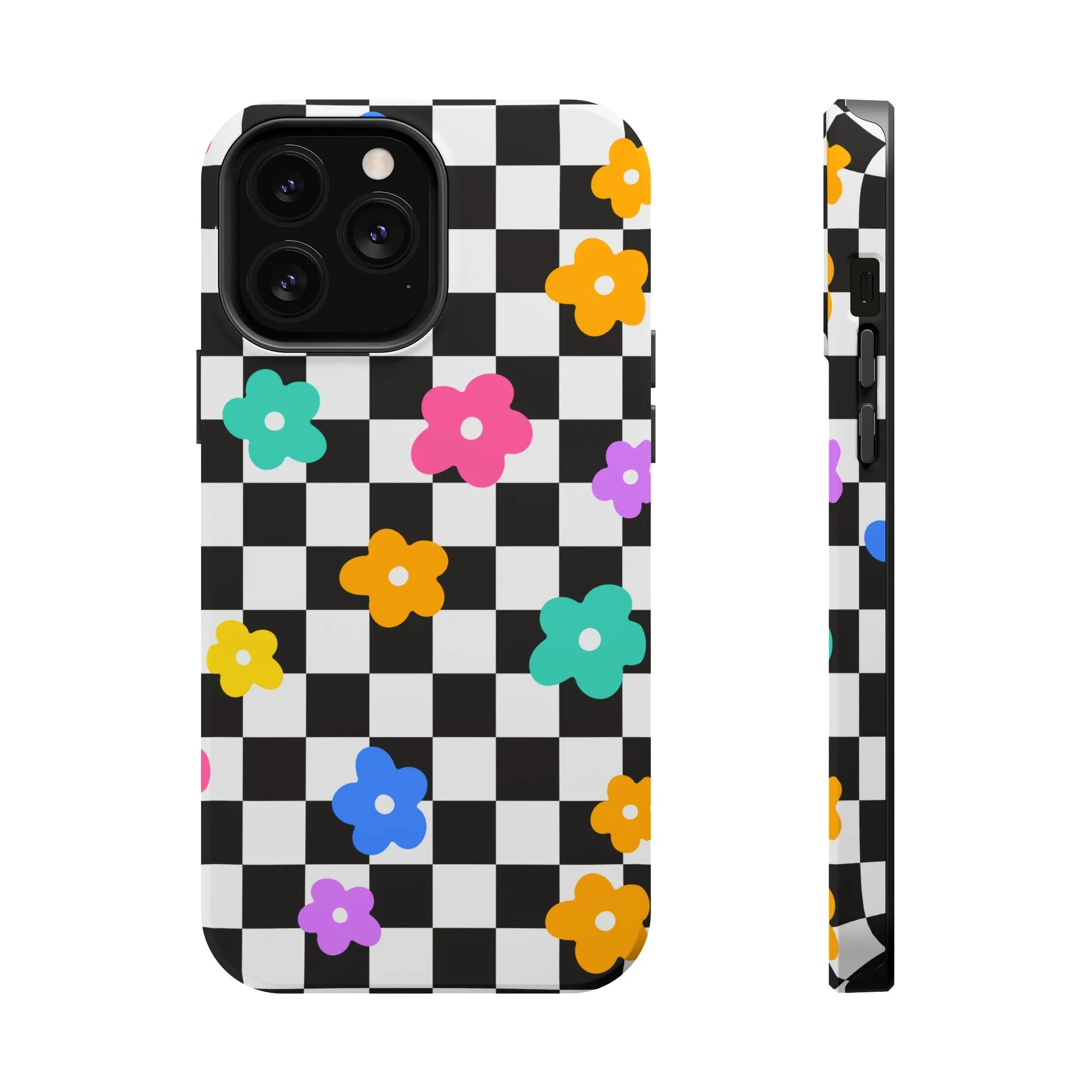 Floral Checkmate | Floral Check Case