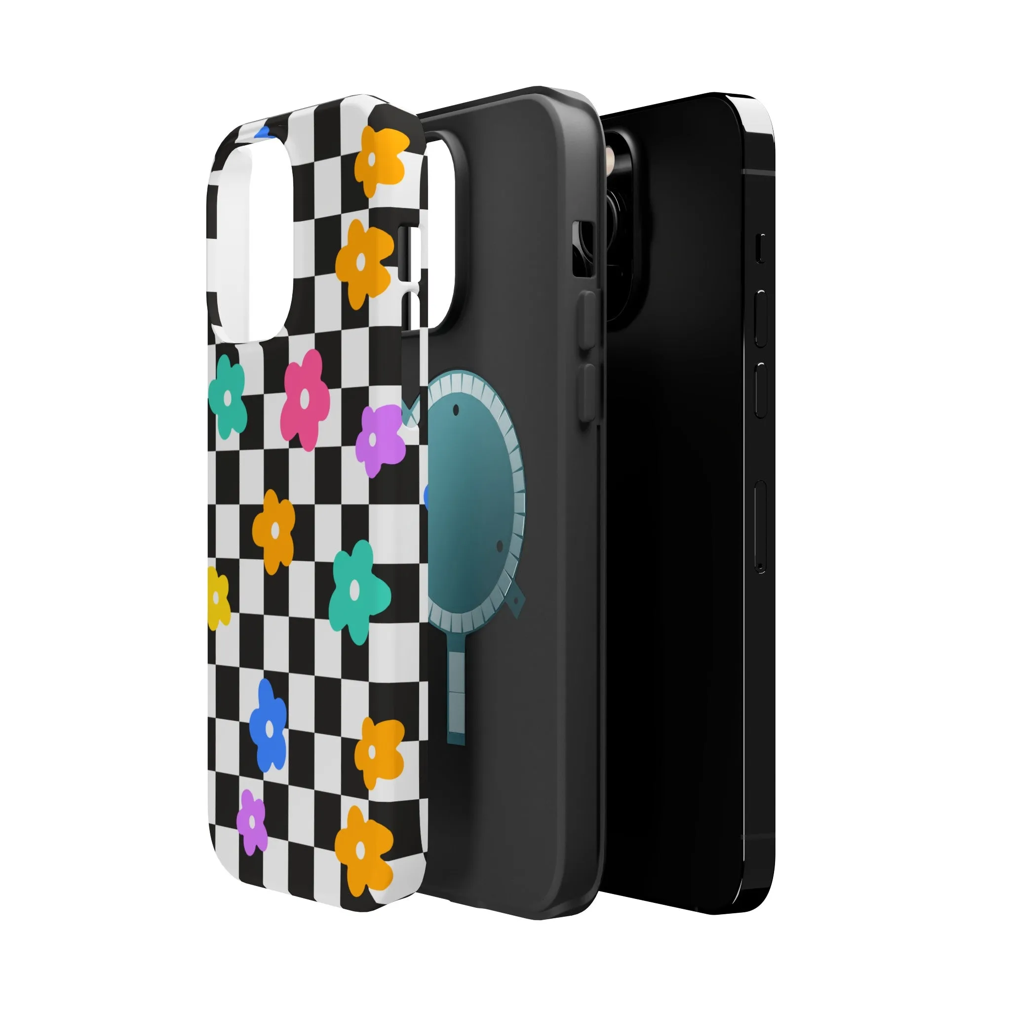 Floral Checkmate | Floral Check Case