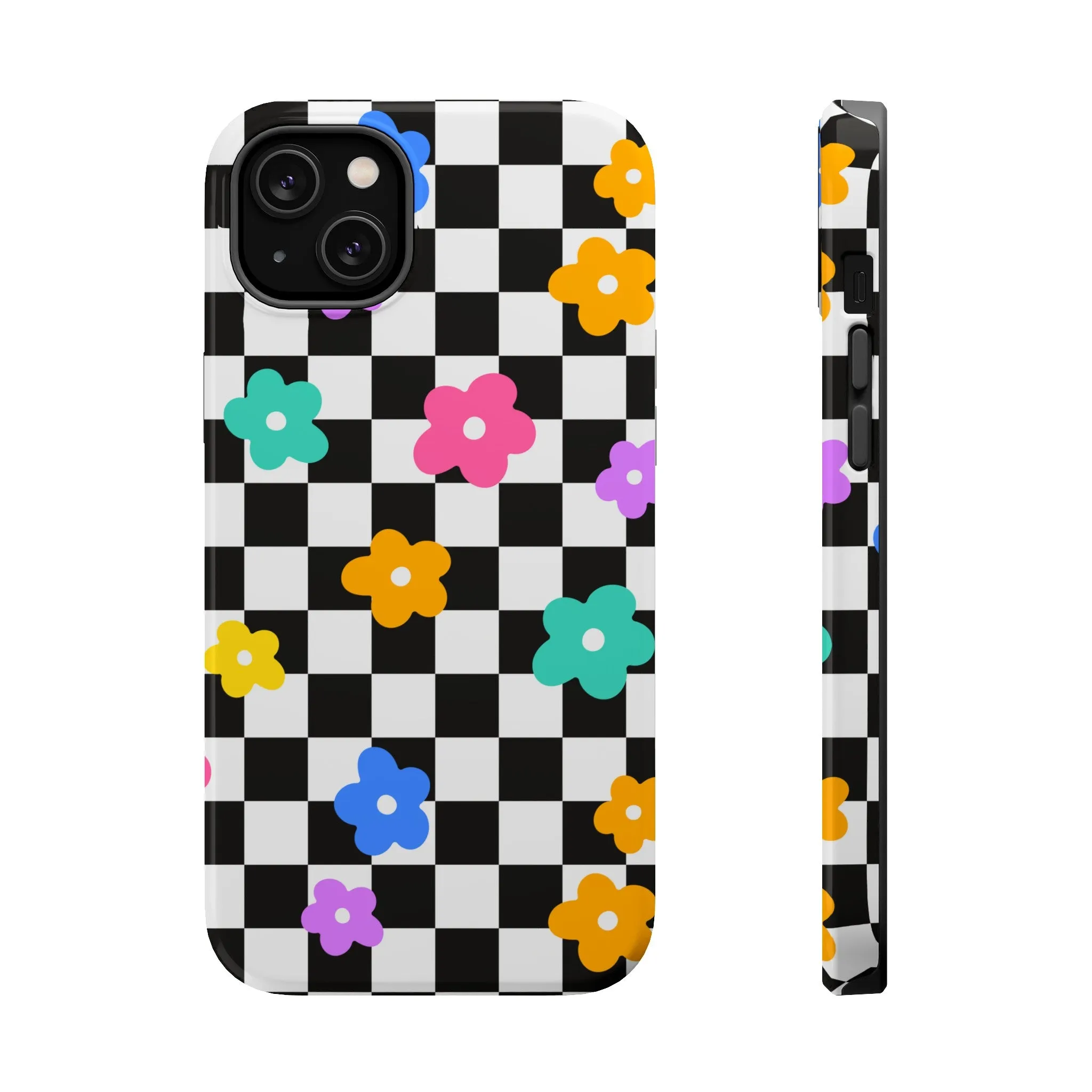 Floral Checkmate | Floral Check Case