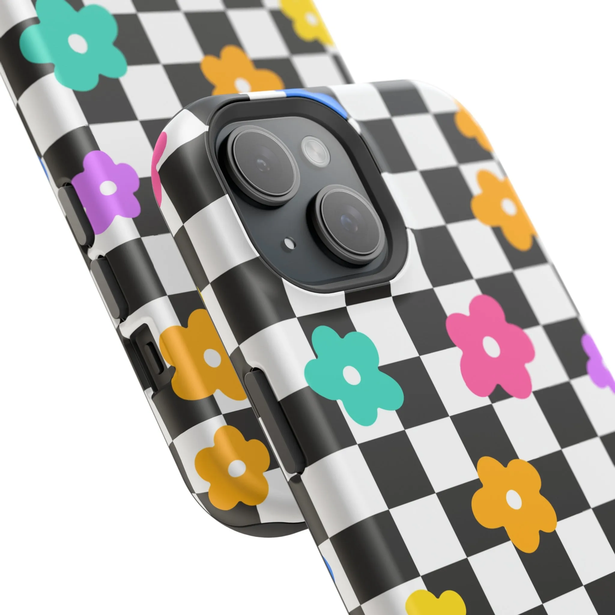 Floral Checkmate | Floral Check Case