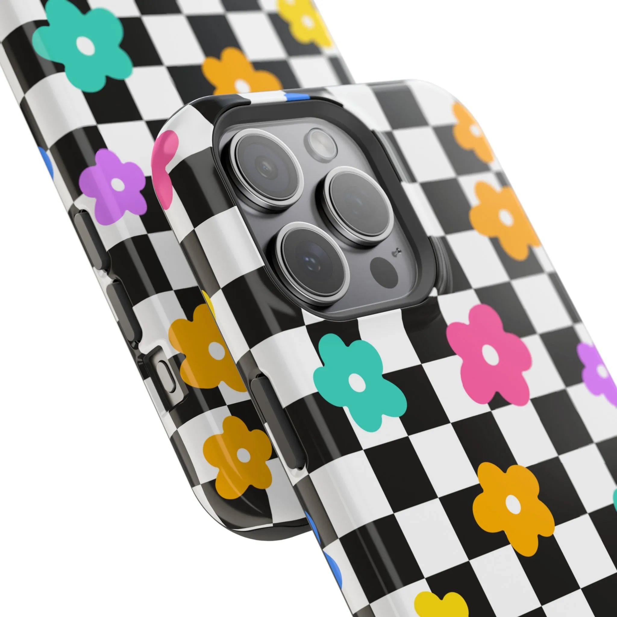 Floral Checkmate | Floral Check Case