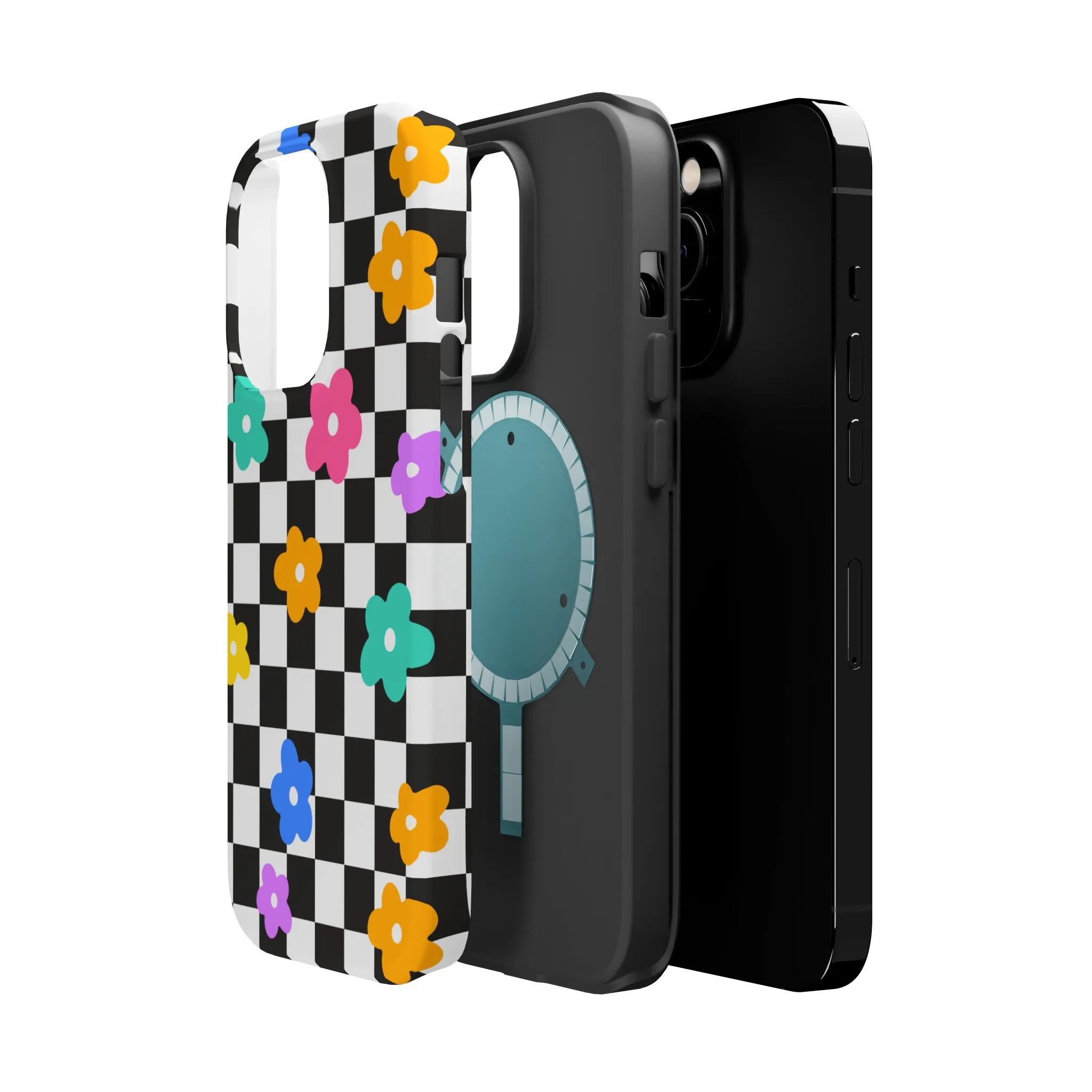 Floral Checkmate | Floral Check Case