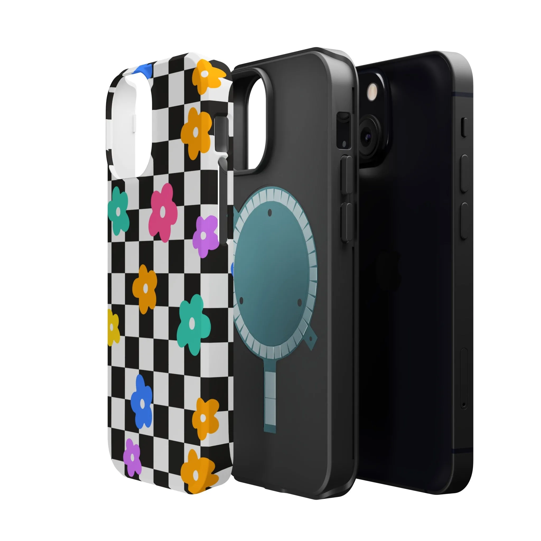 Floral Checkmate | Floral Check Case