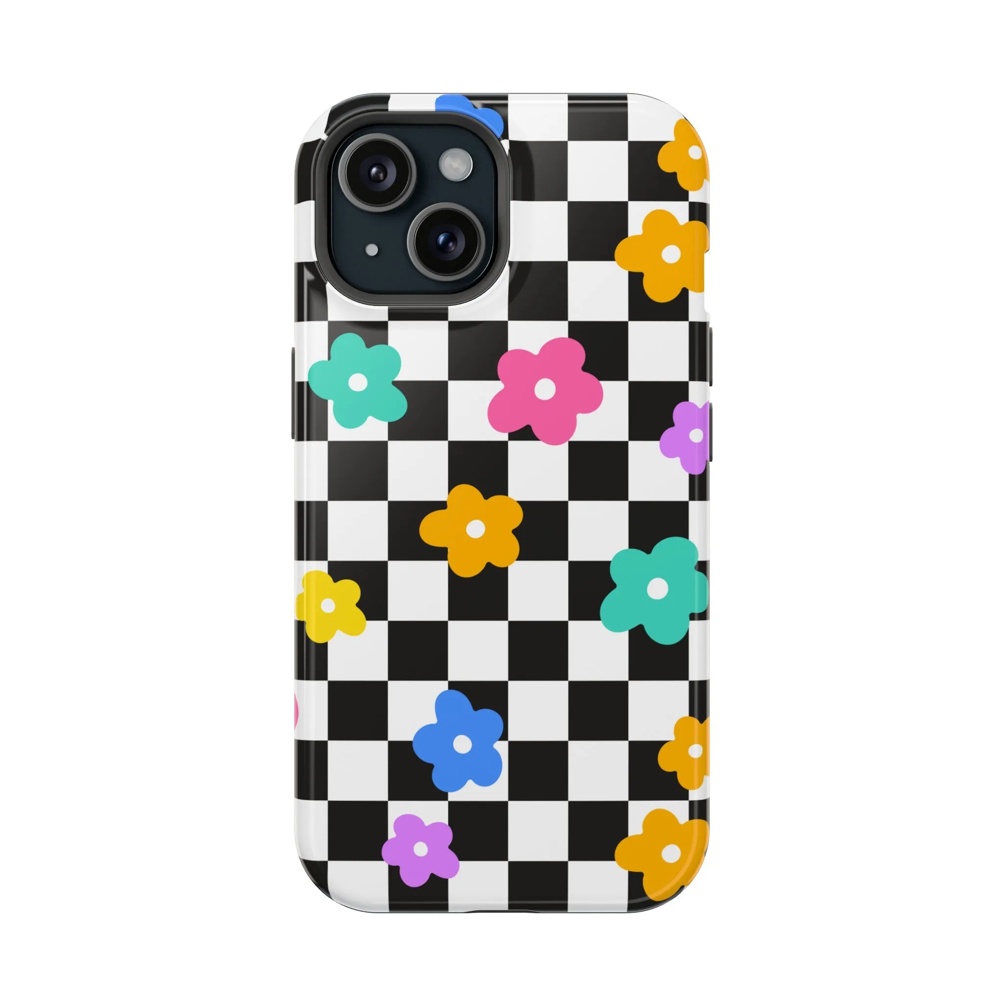 Floral Checkmate | Floral Check Case