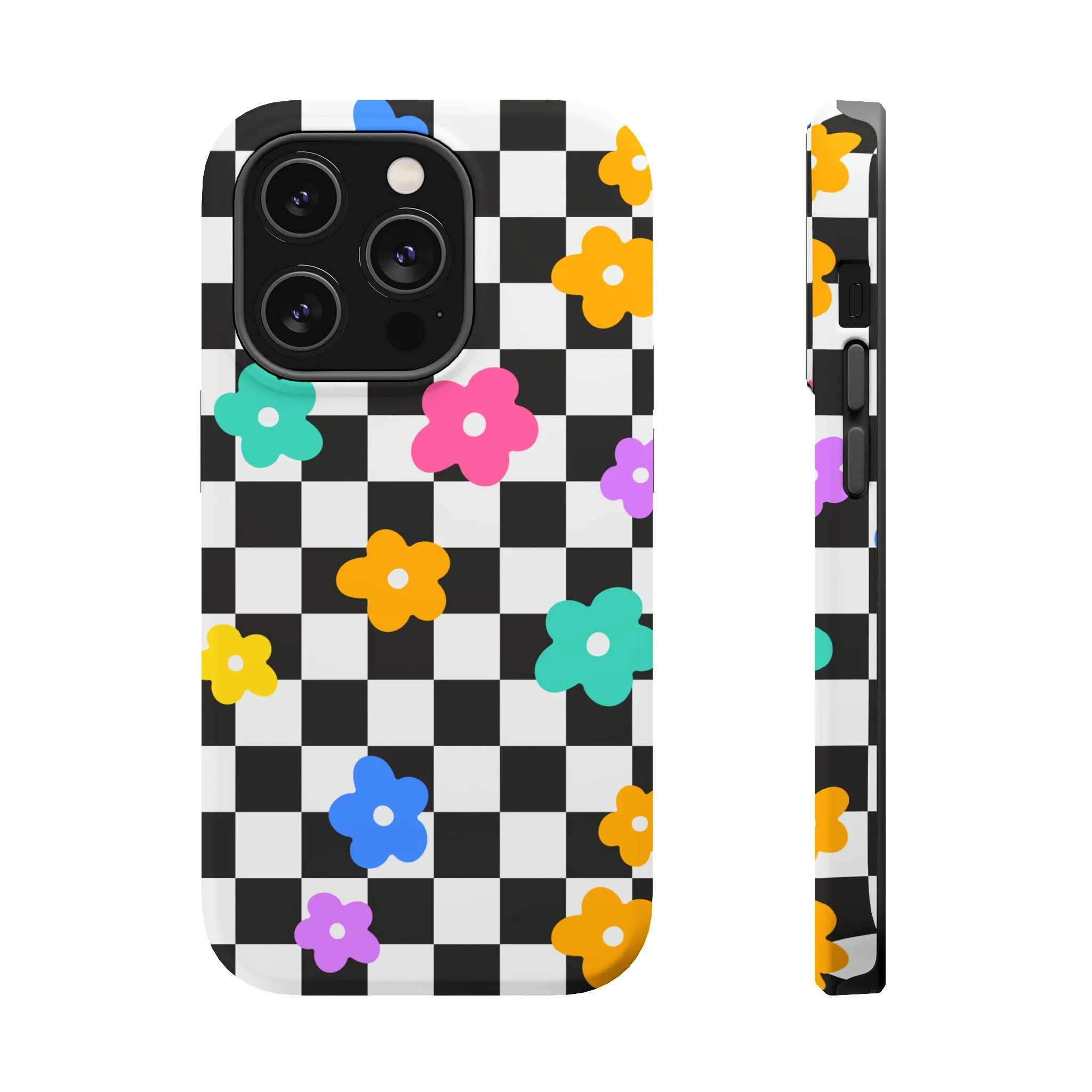 Floral Checkmate | Floral Check Case