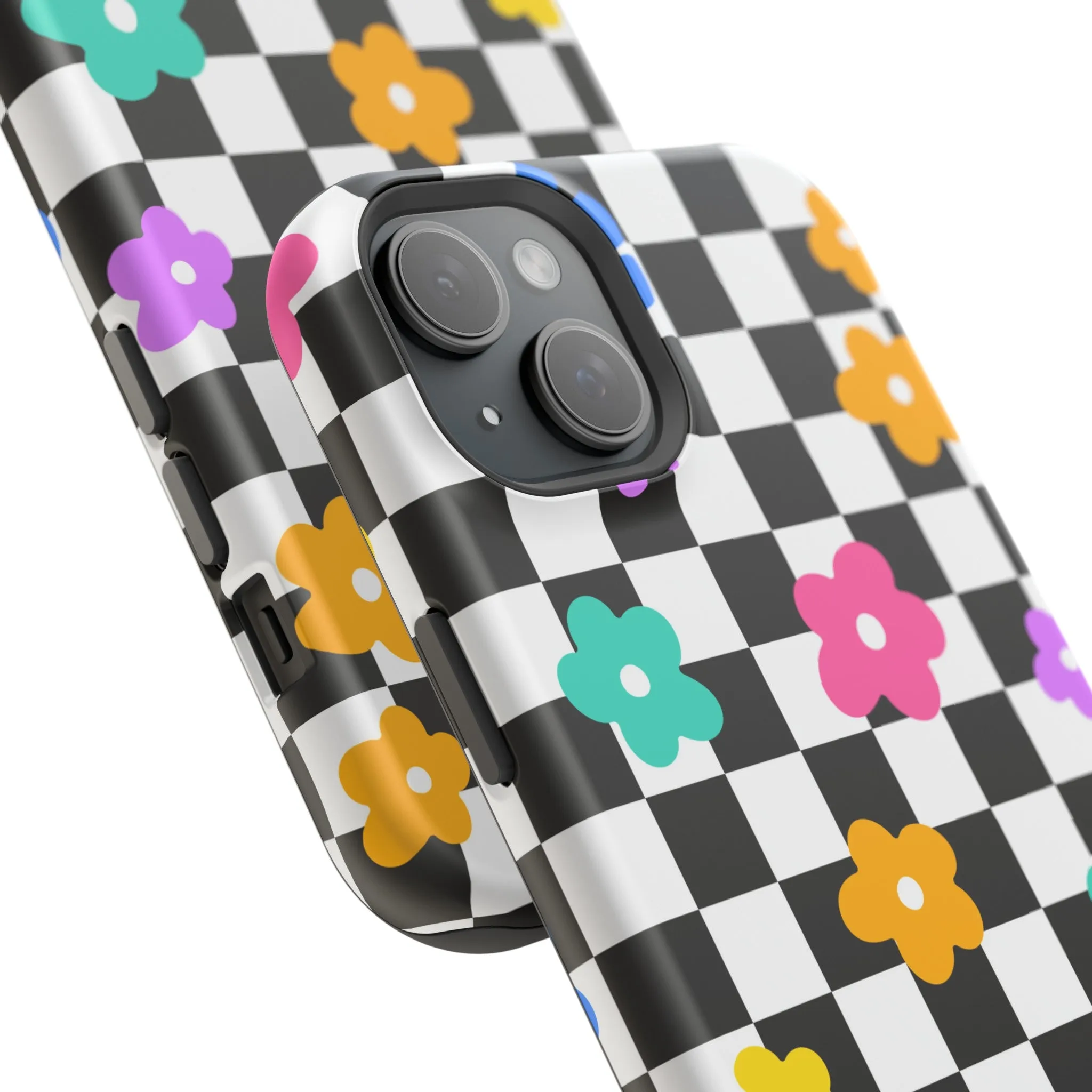 Floral Checkmate | Floral Check Case