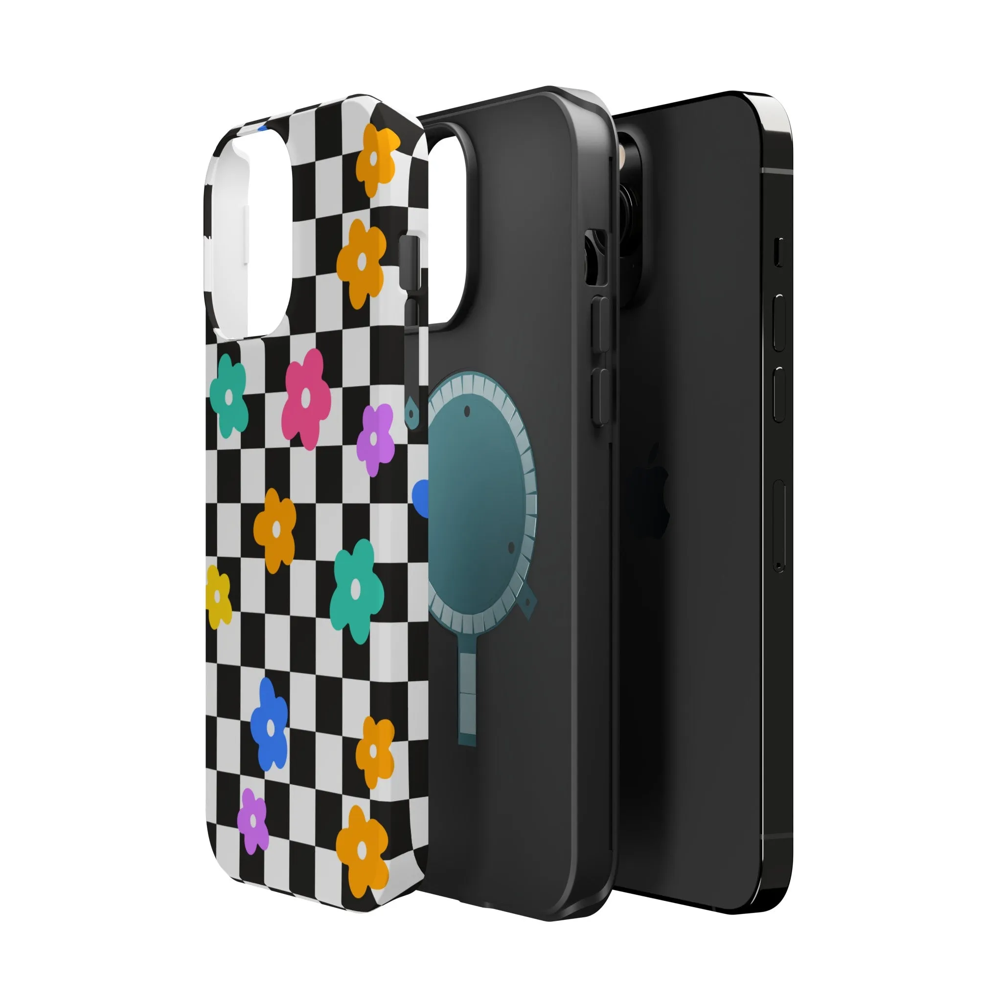 Floral Checkmate | Floral Check Case