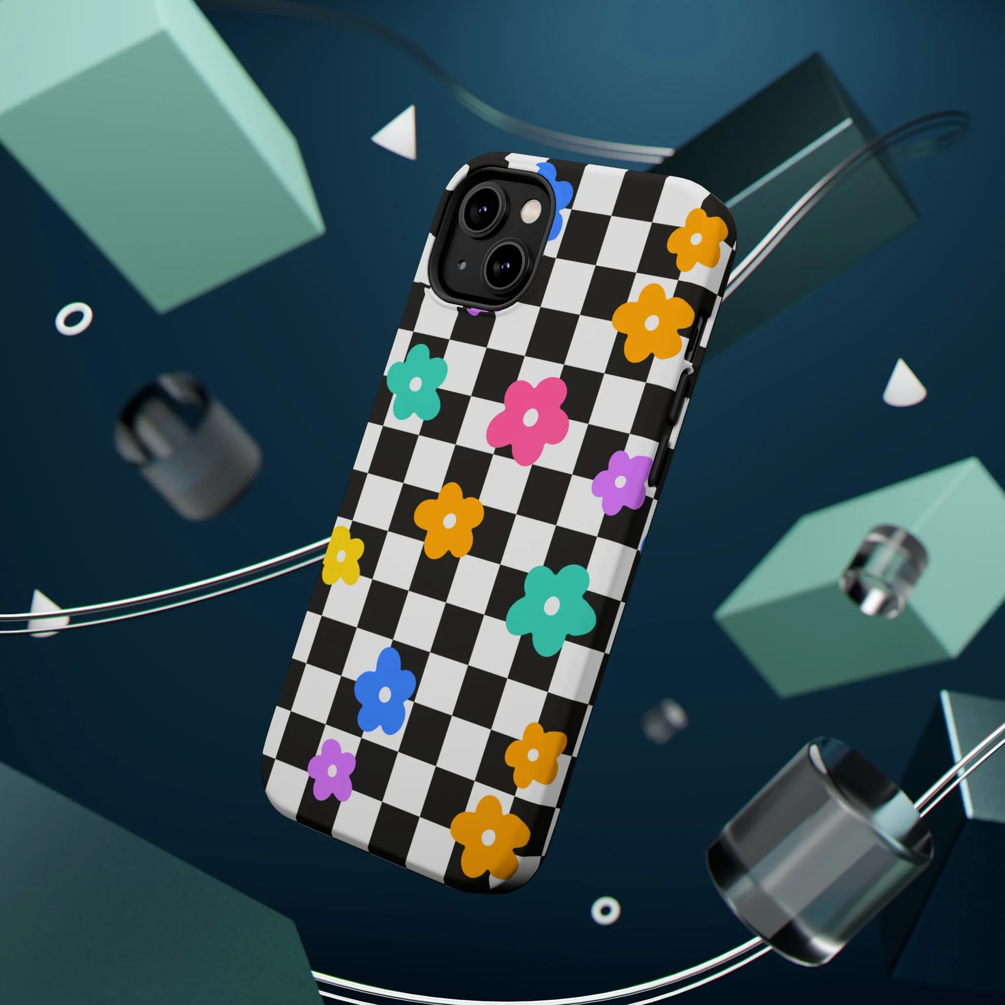 Floral Checkmate | Floral Check Case