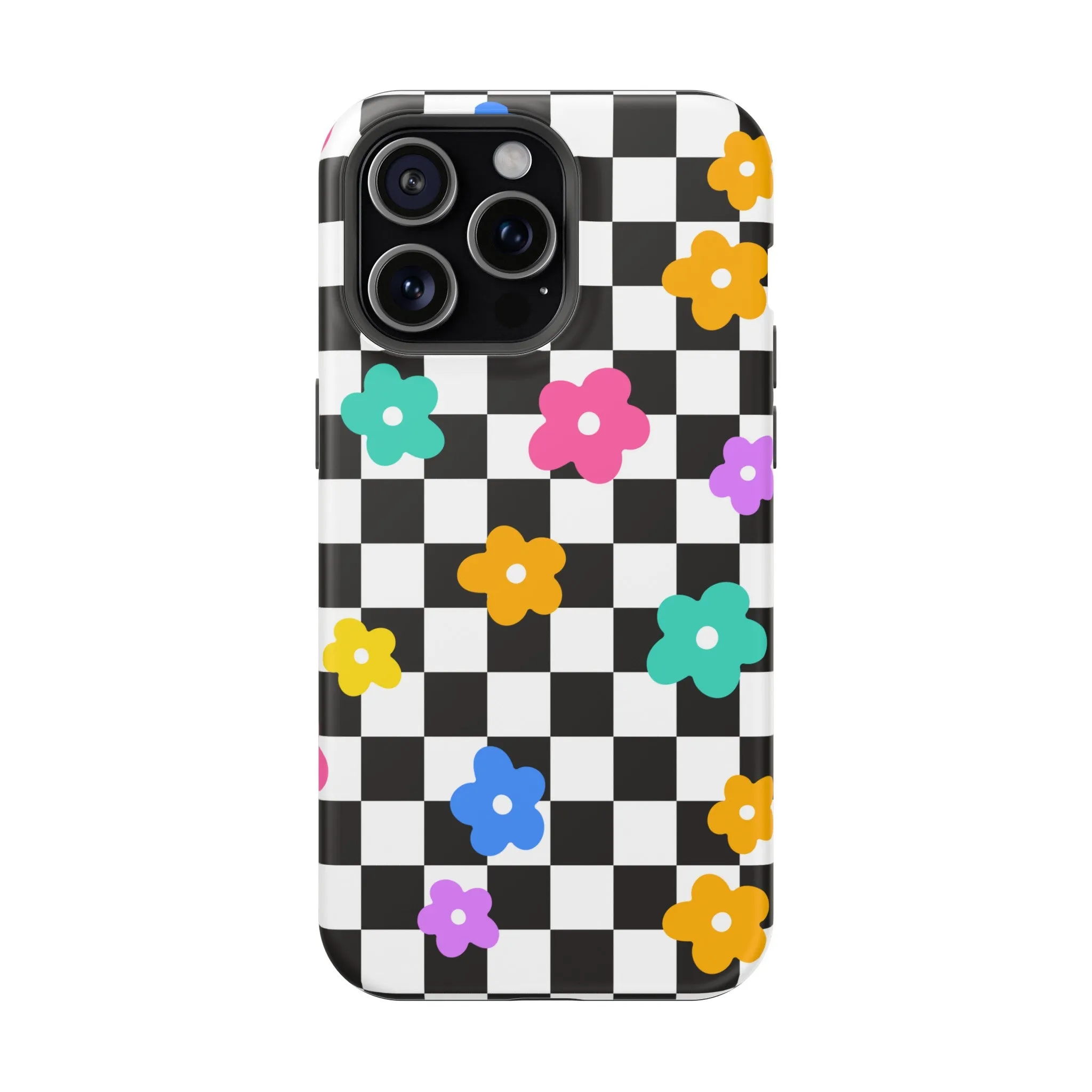 Floral Checkmate | Floral Check Case