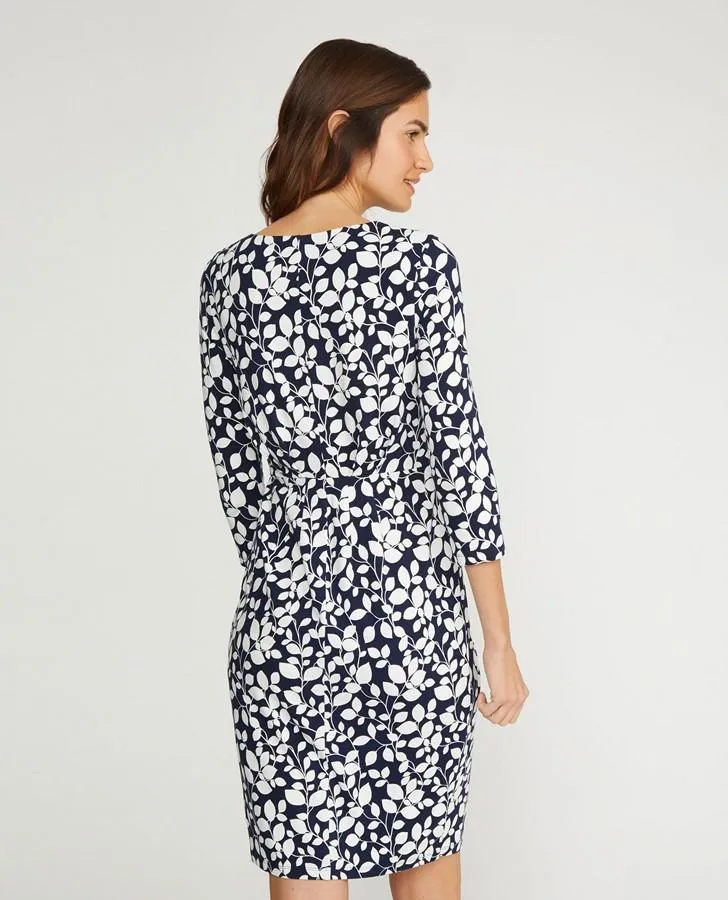 Floral Pintuck Theresa Dress