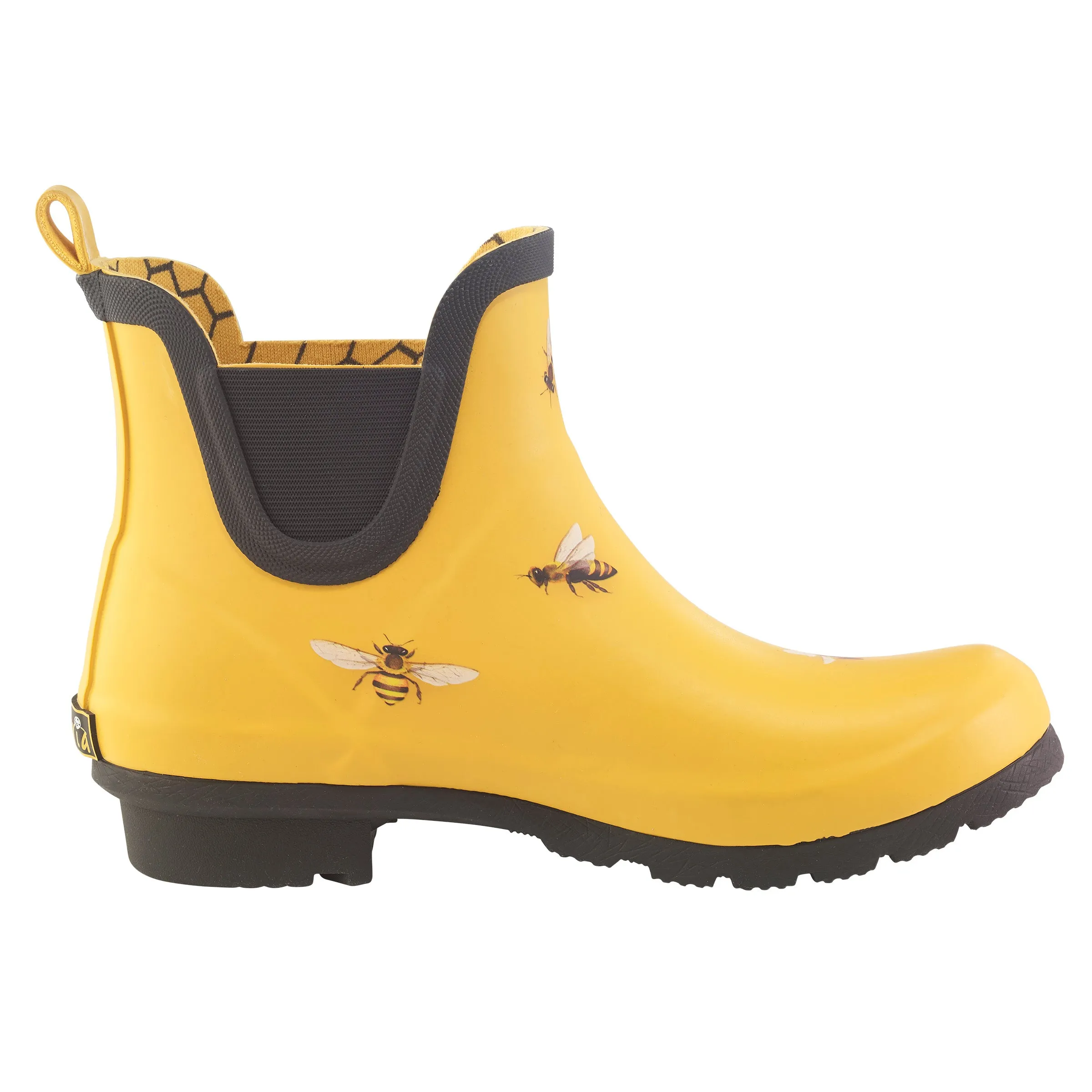 Gold Bees Chelsea Rain Boot