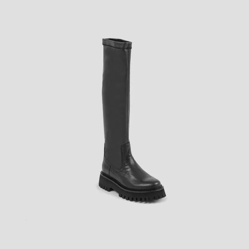 Groovy Stretch High Black Boots