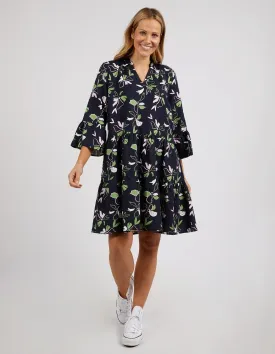 Idyll Poppy Dress Navy