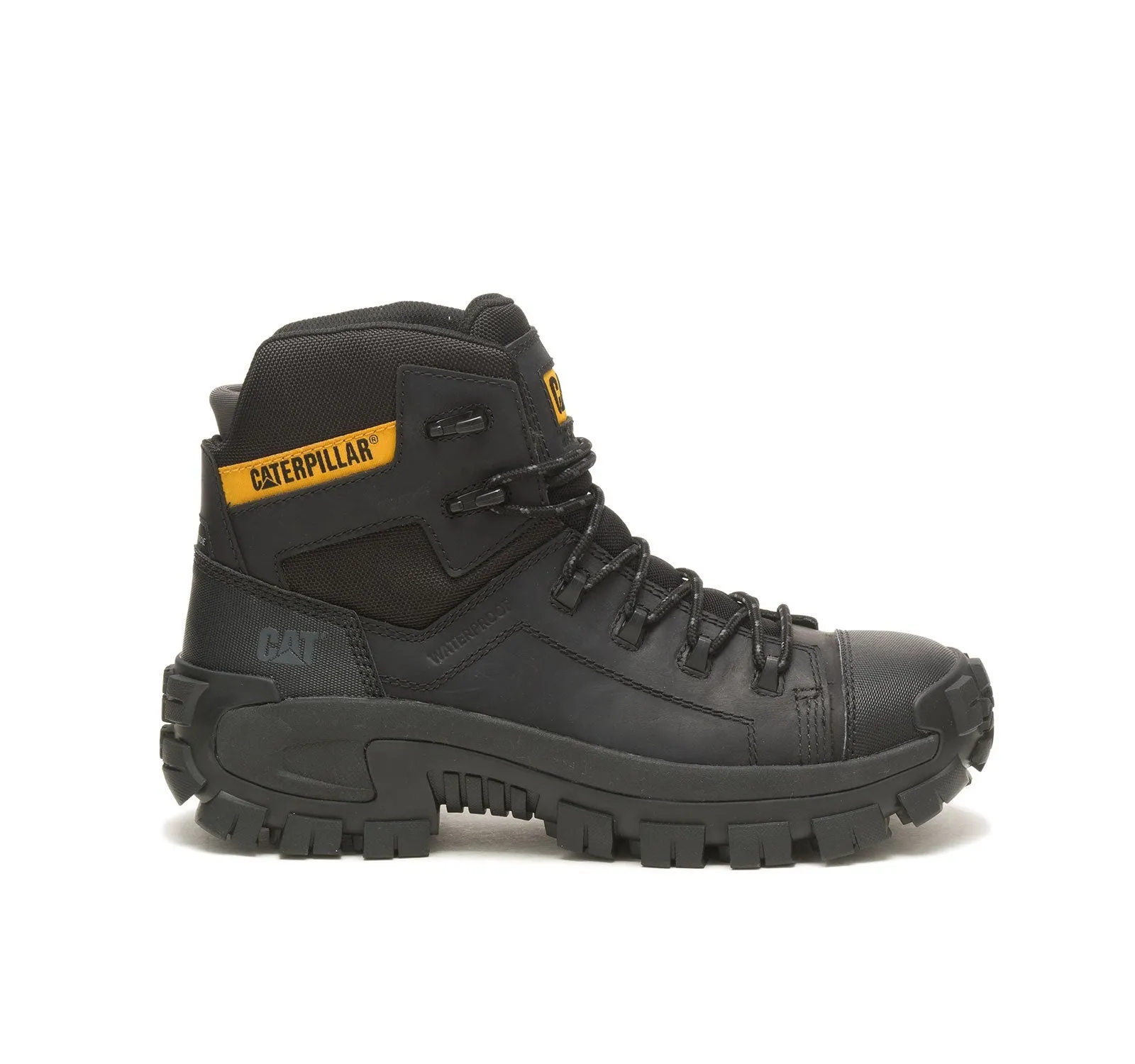 Invader Composite-Toe Waterproof Hiker Work Boot Black