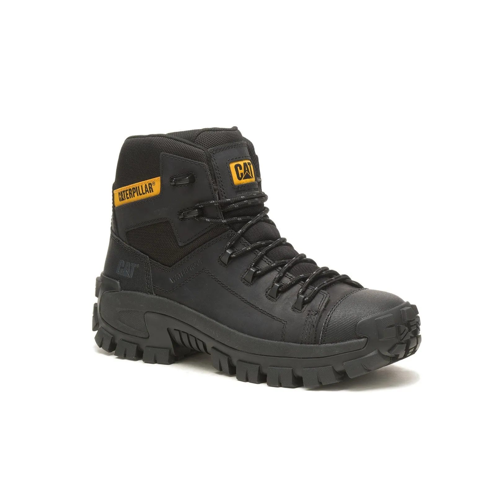 Invader Composite-Toe Waterproof Hiker Work Boot Black