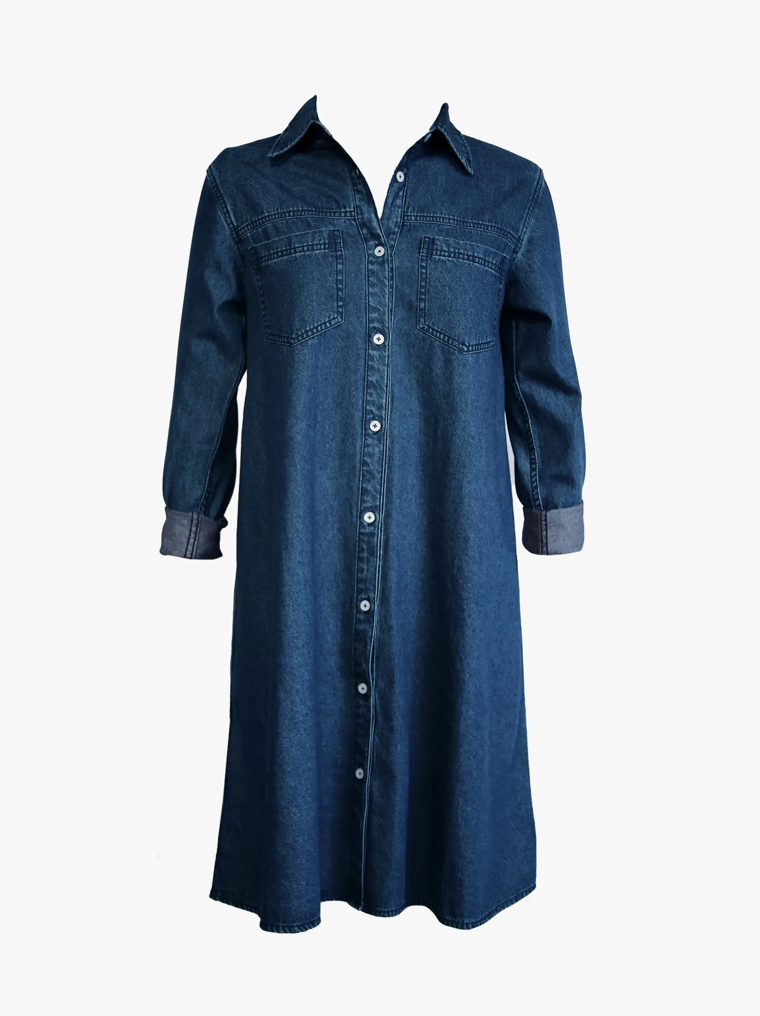 Kate Denim Swing Dress